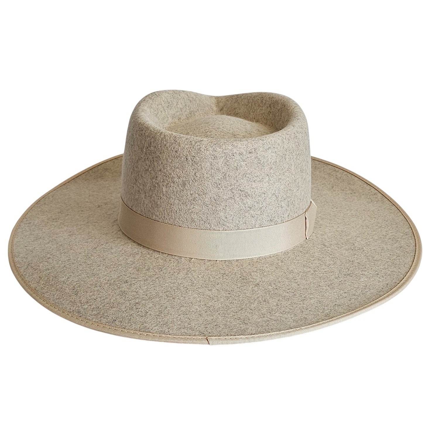Lack of Color Carlo Speckled Grey Rancher hat (Ivory)