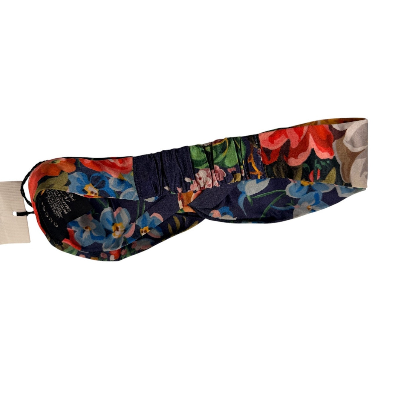 Gucci Silk Flora/Blooms Headband NWT Blue