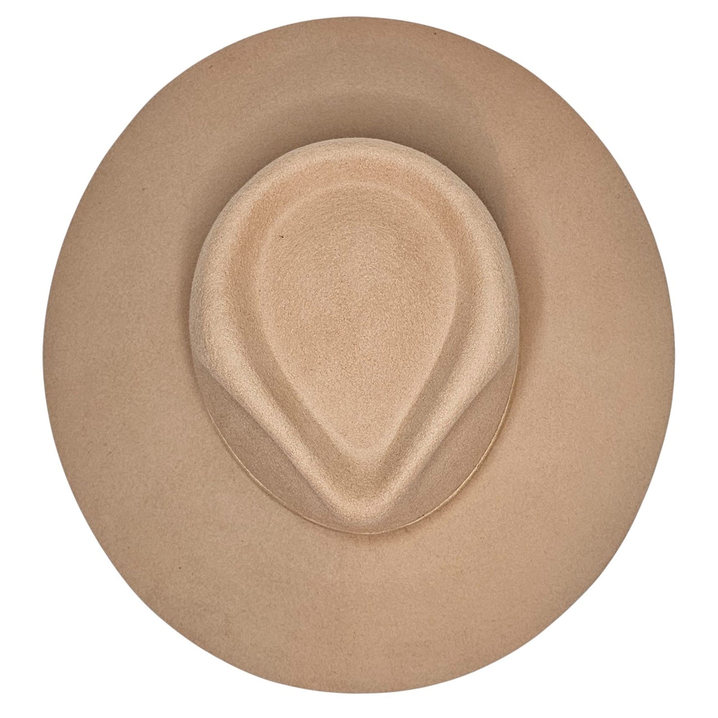 Lack of Color The Mirage Fedora Hat in a tan color with a tonal suede band