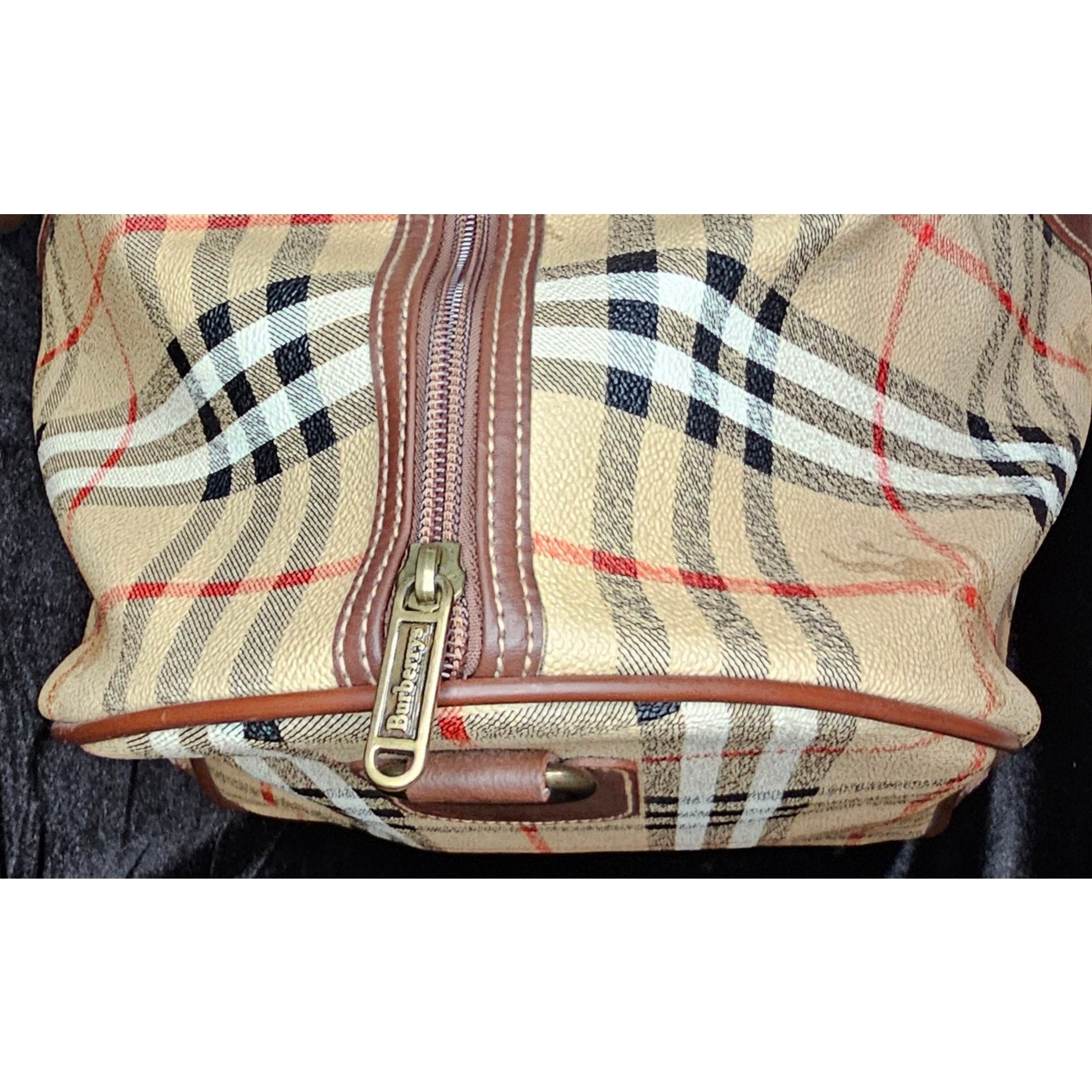 Burberry Nova Check Boston Travel Bag