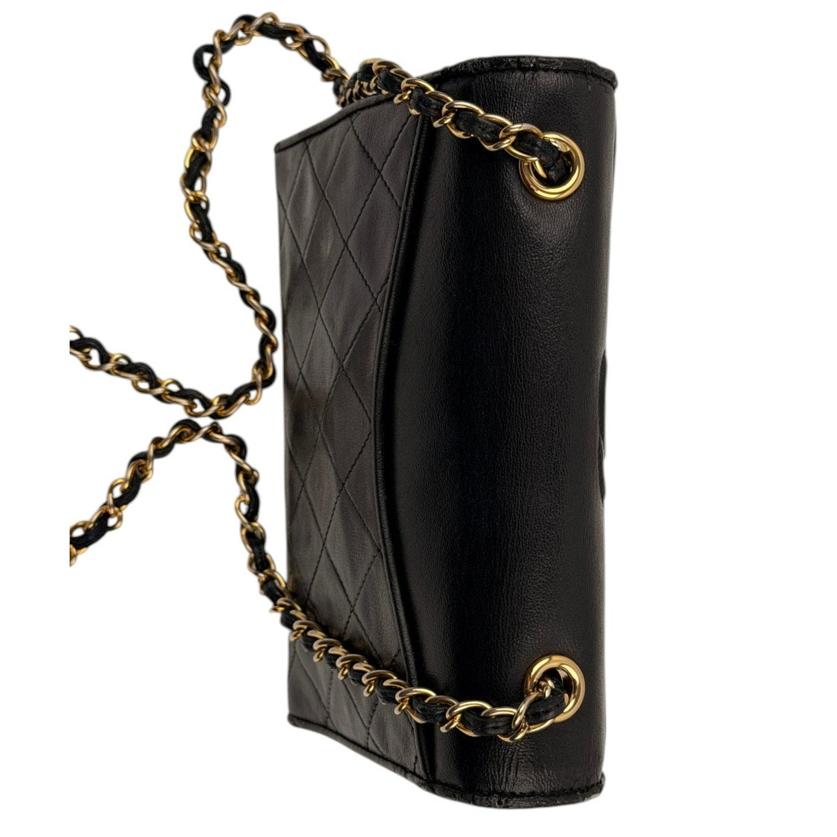 Chanel Lambskin Quilted Timeless CC Small Single Flap Black