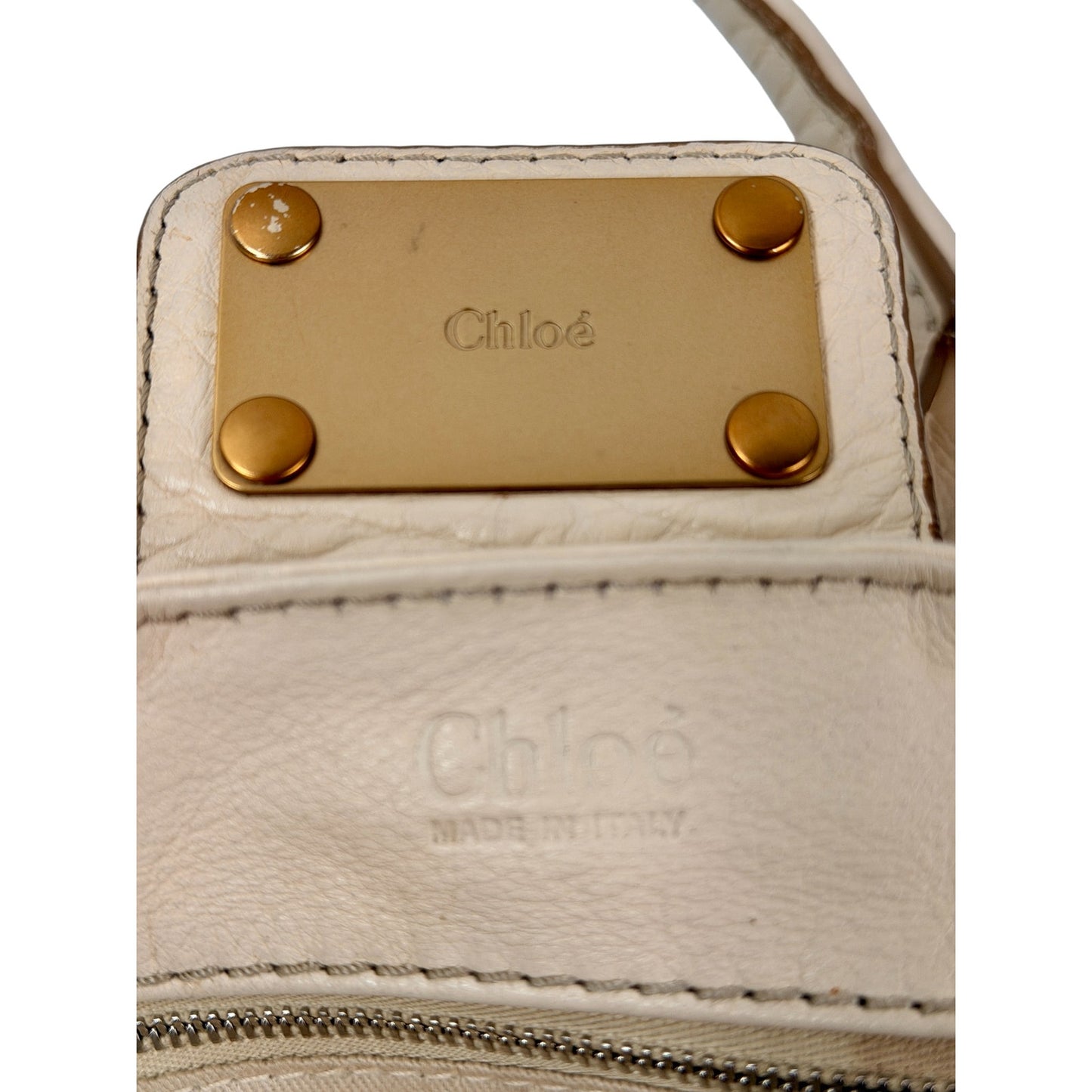 Chloe Ivory Paddington Medium Satchel Bag