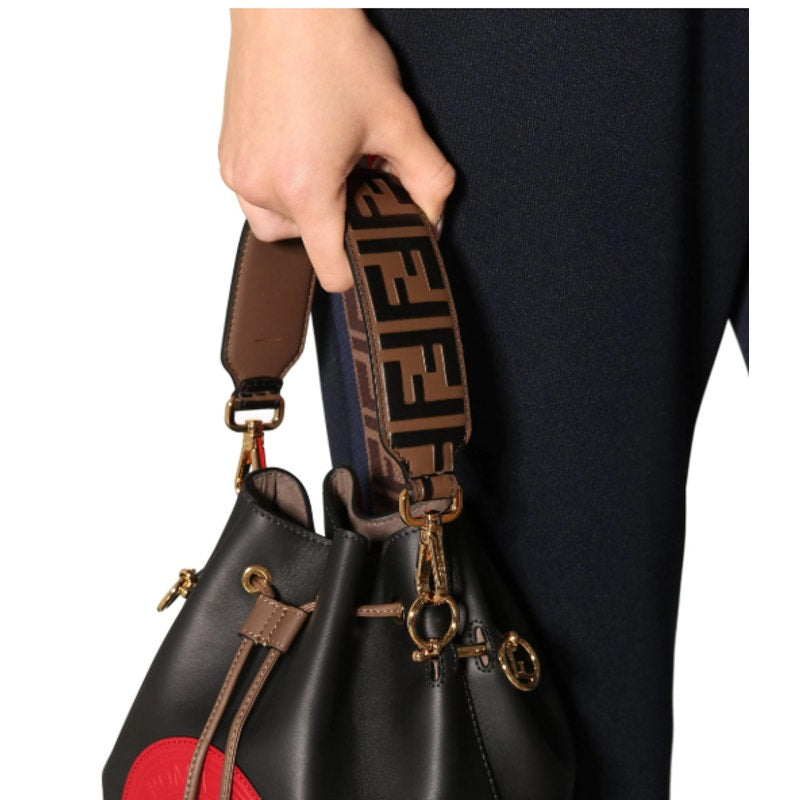 Fendi Mini Strap You Leather Shoulder Strap