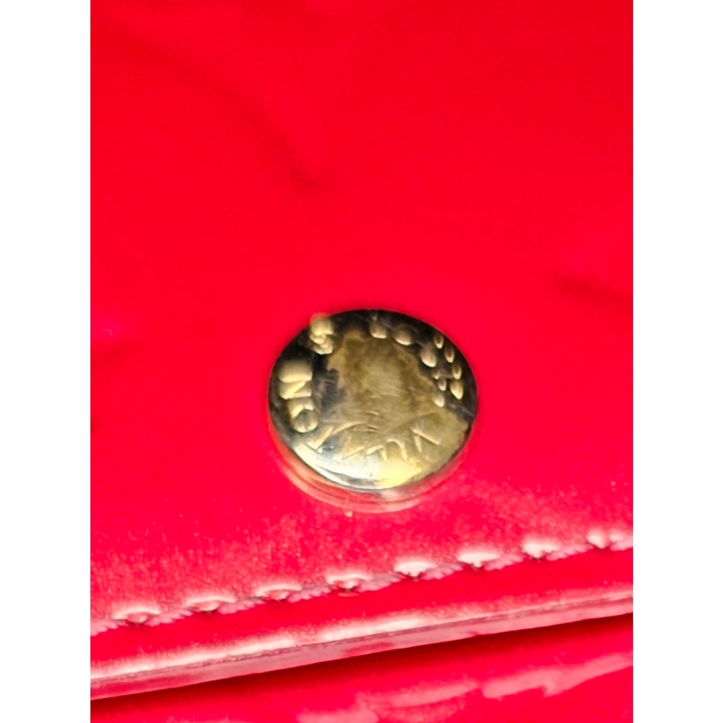 Louis Vuitton Vernis Red Portefeuille Sarah Wallet