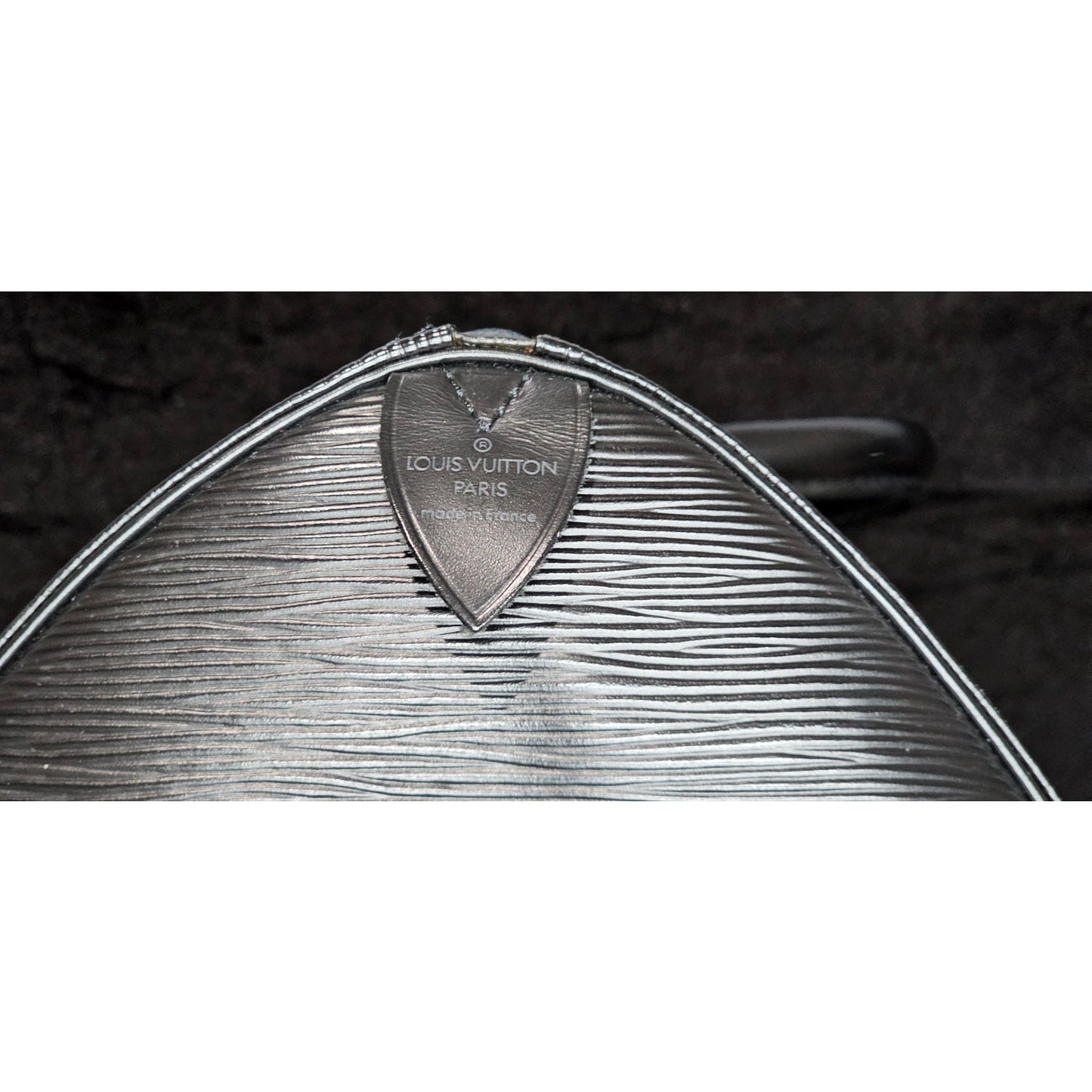 LOUIS VUITTON Epi Keepall 45 Boston Bag Black