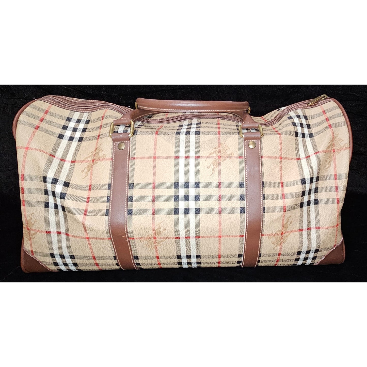 Burberry Nova Check Boston Travel Bag