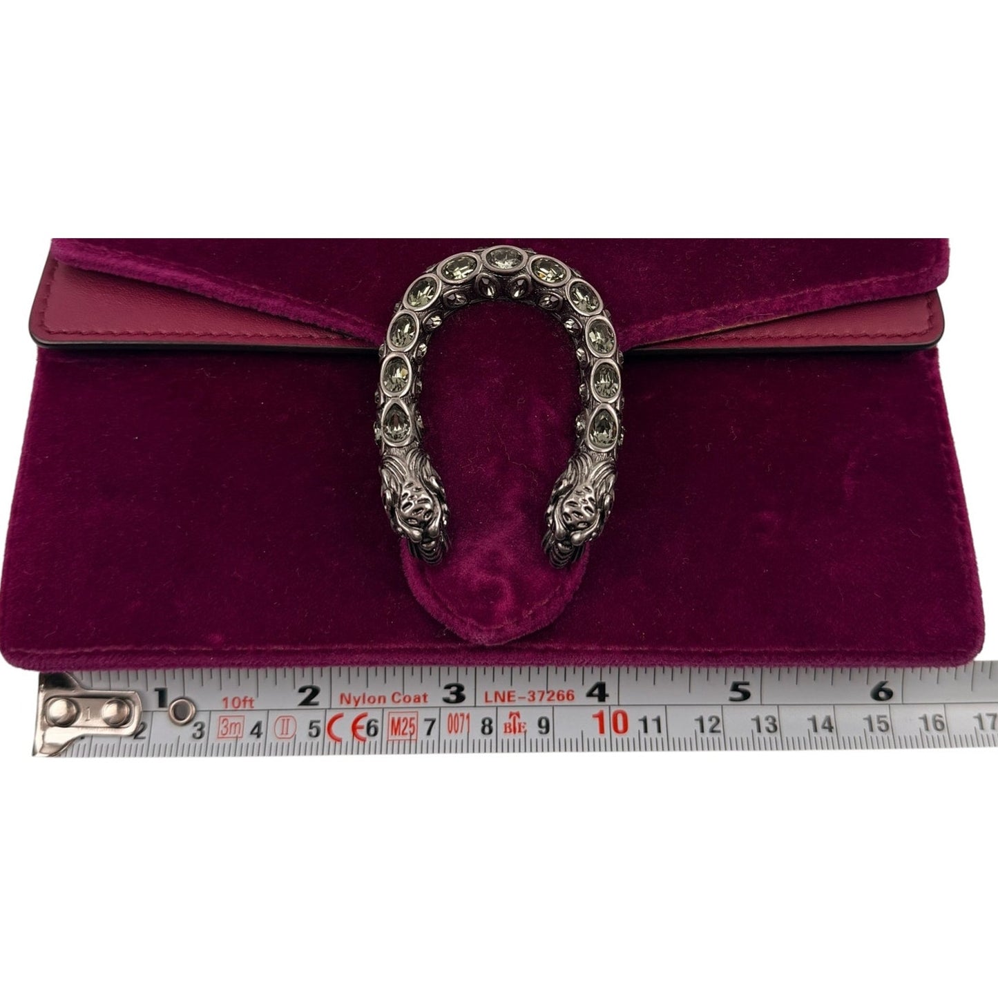 Gucci Purple Super Mini Velvet Dionysus Crossbody Bag