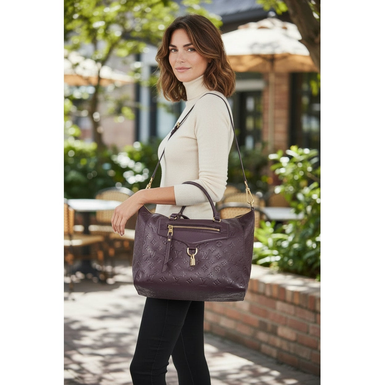 Louis Vuitton Monogram Empreinte Lumineuse PM Bag
