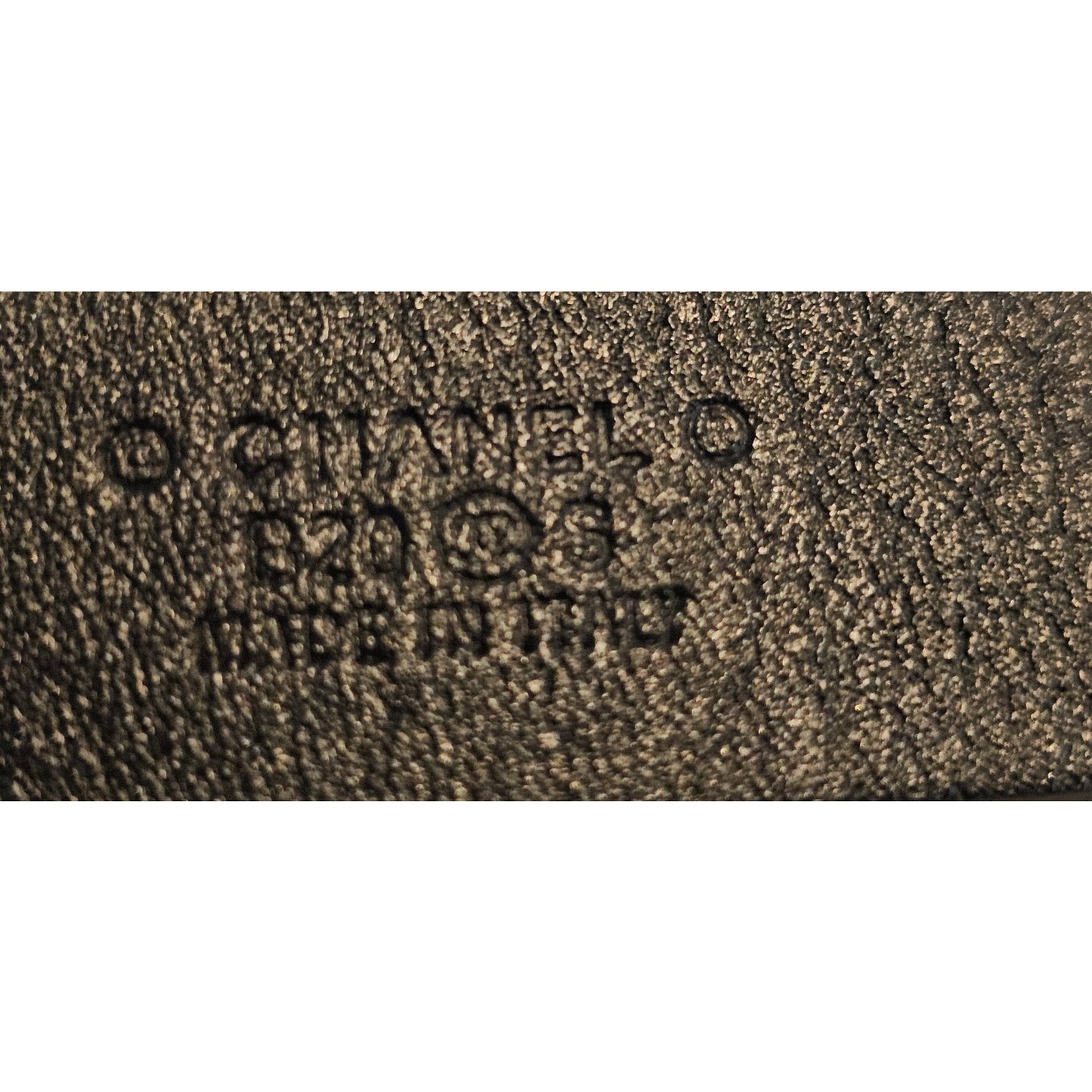 Chanel Black Leather CC Crystals Buckle Belt