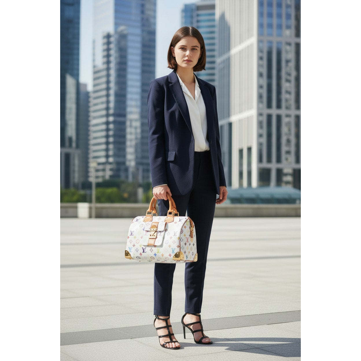 Louis Vuitton Monogram Multicolor x Takashi Murakami 2003 Monogram Speedy 30 handbag