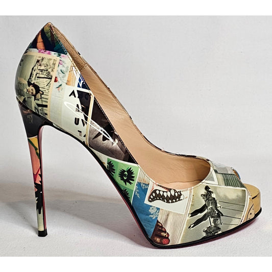 Christian Louboutin Very Privé patent leather heels