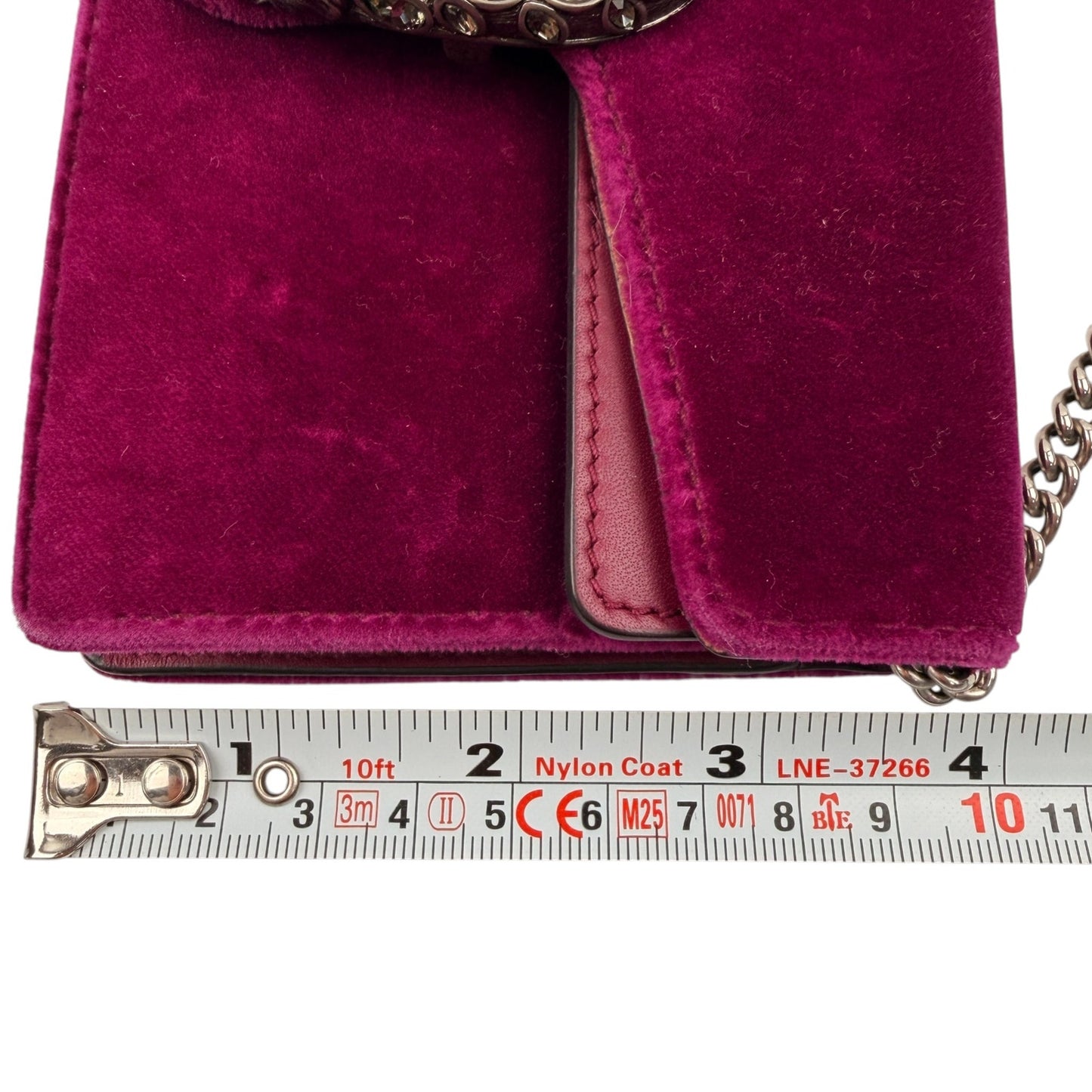 Gucci Purple Super Mini Velvet Dionysus Crossbody Bag