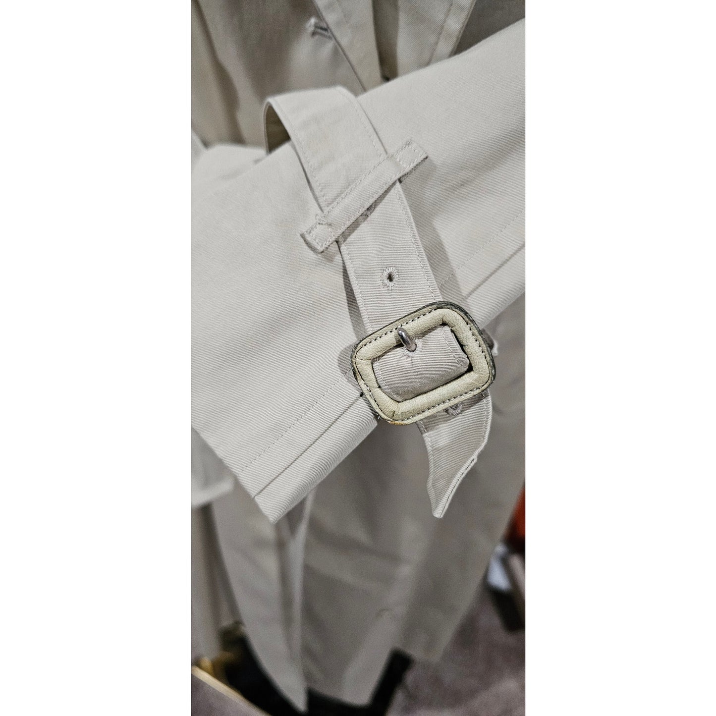 Burberry Vintage Belted Trench Coat with Nova Check Lining