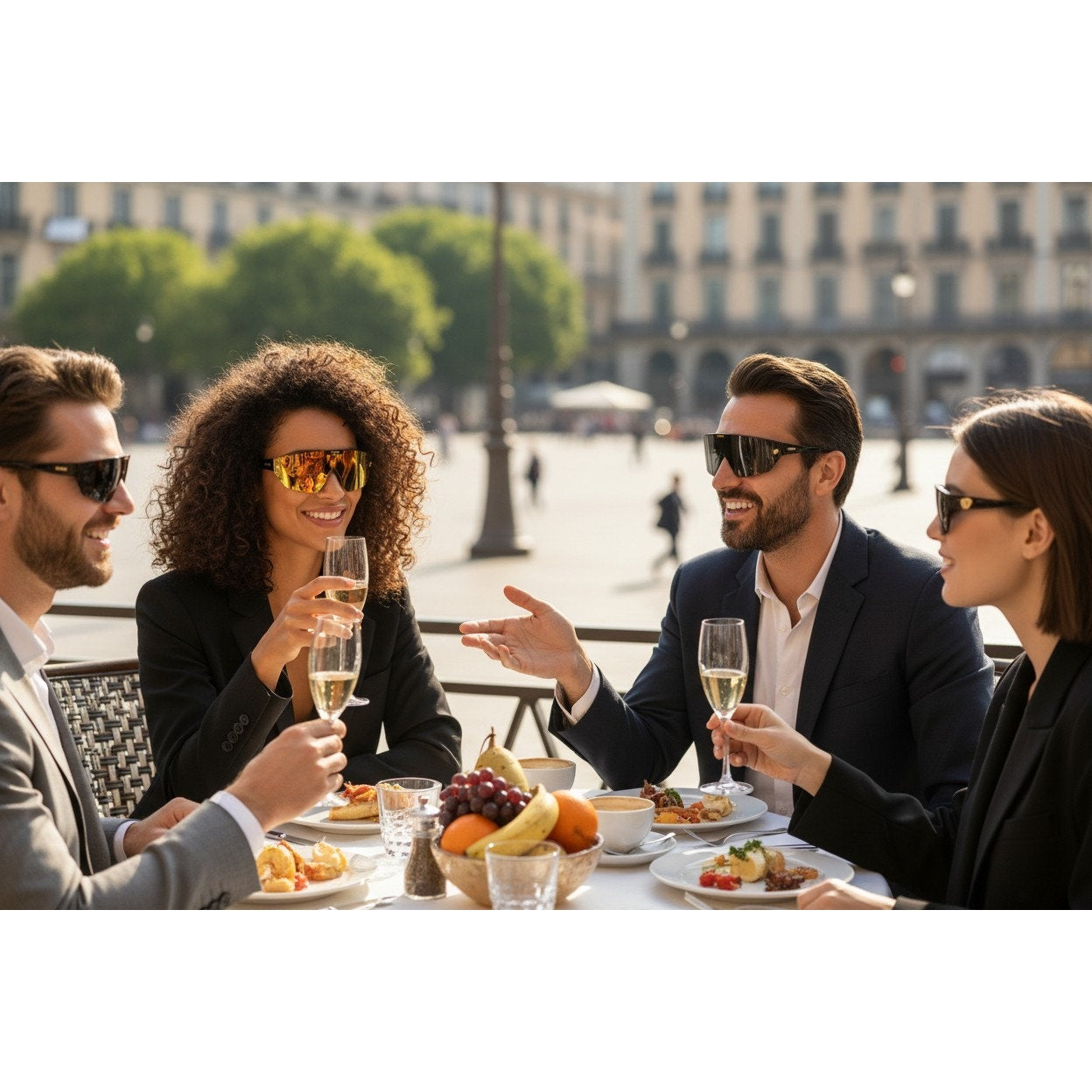 Versace Medusa Horizon Sunglasses
