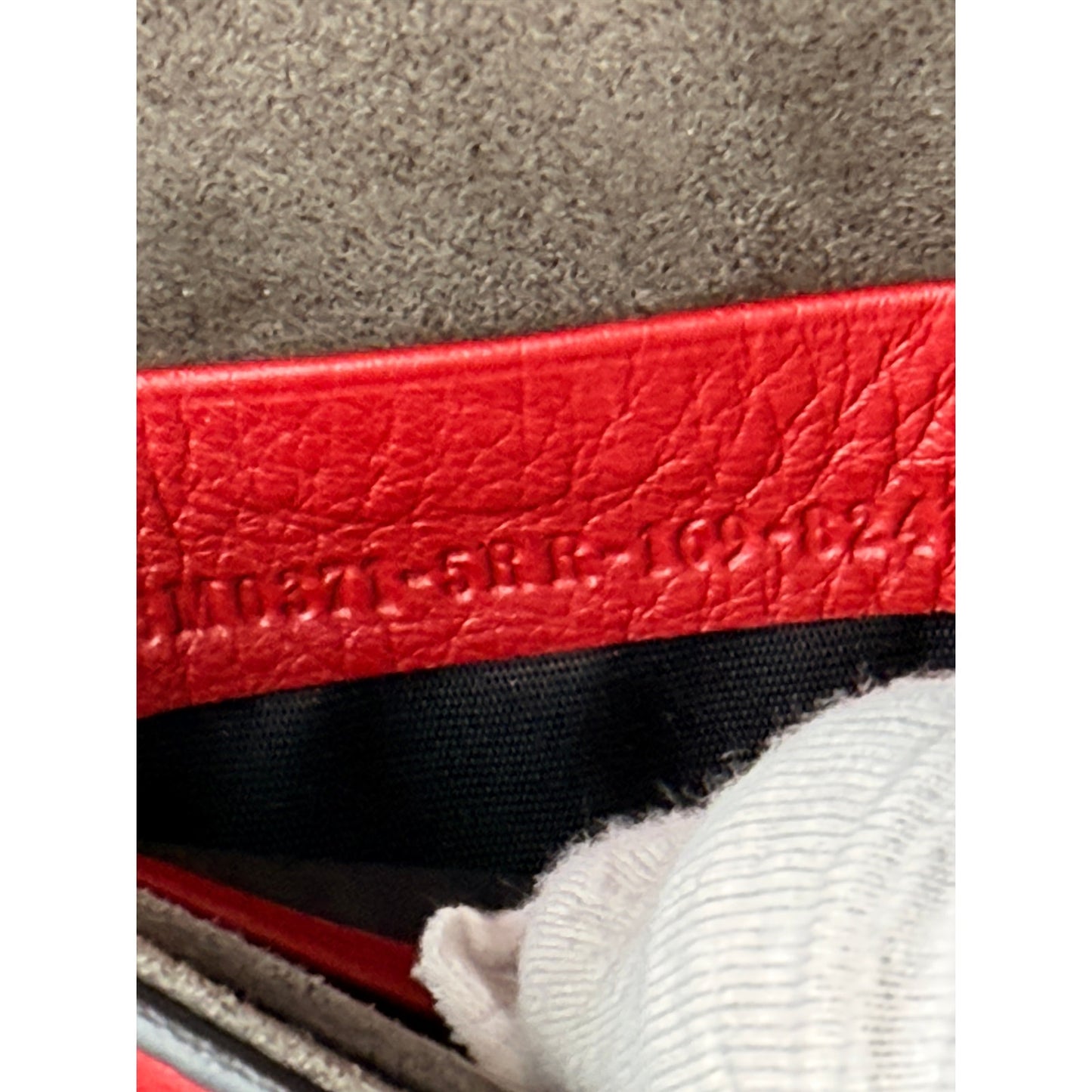 Fendi Micro Monster Baguette Bag red