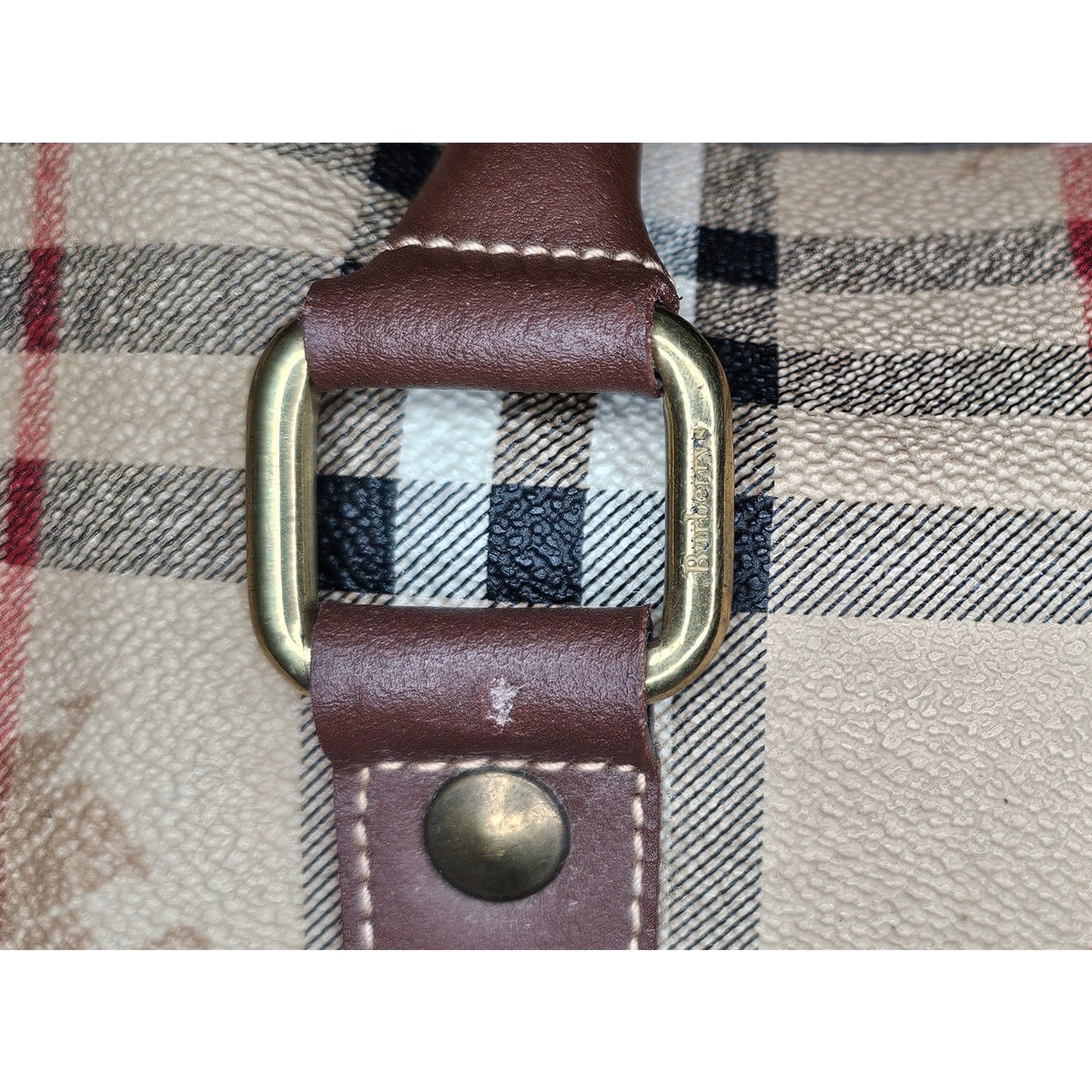 Burberry Nova Check Boston Travel Bag
