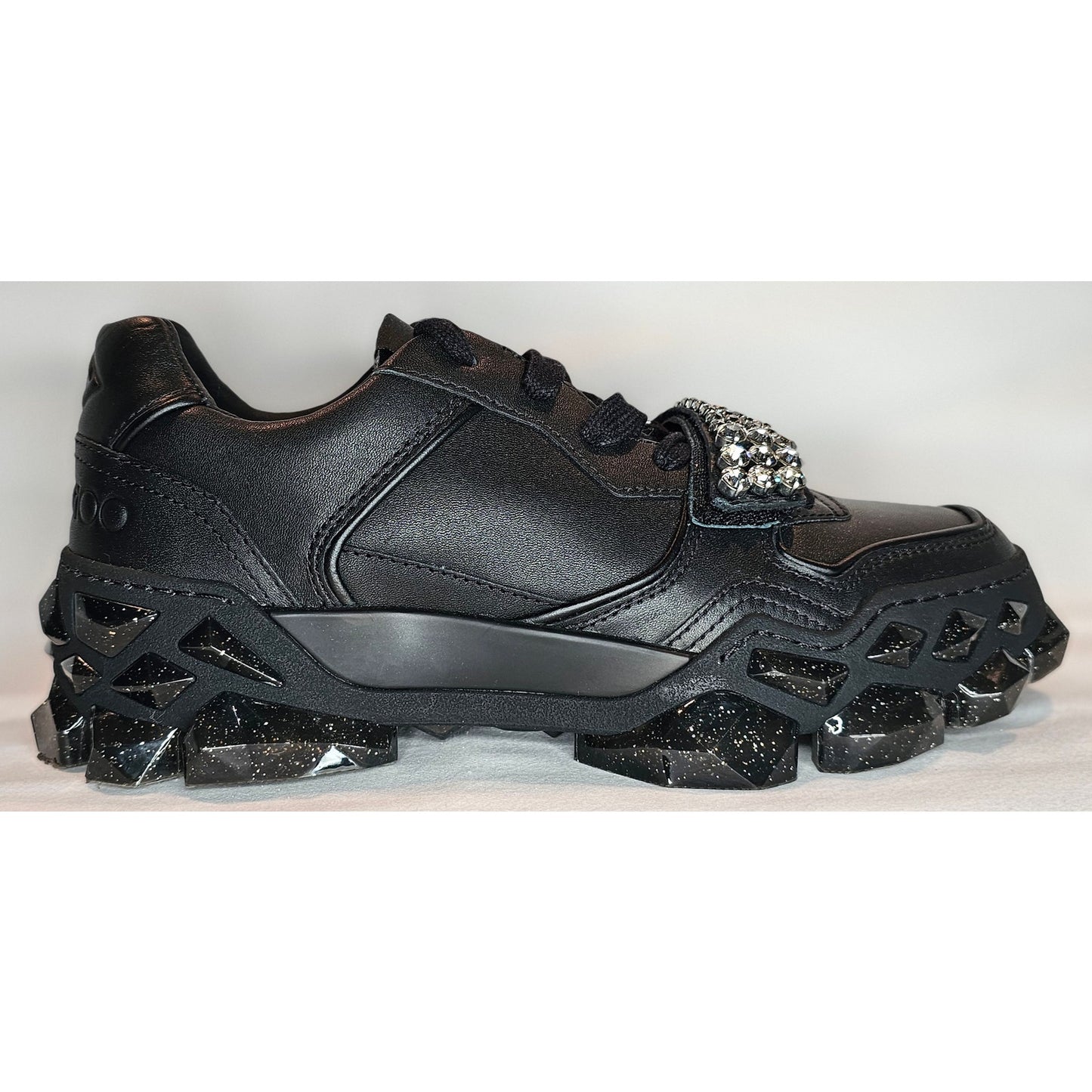 Jimmy Choo Diamond Leather Trainers Size 36