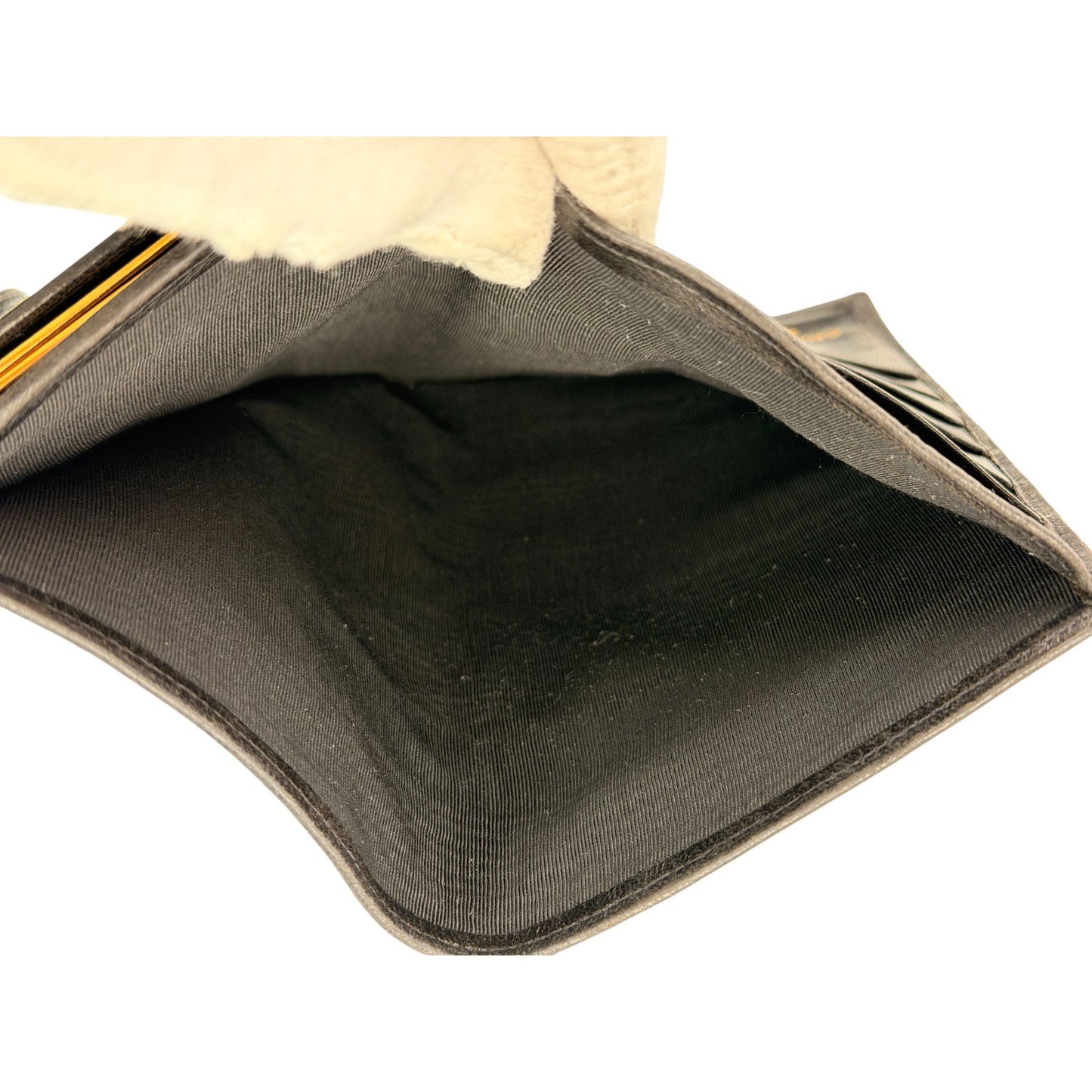 Chanel Black Quilted Lambskin Leather Long French Purse Wallet