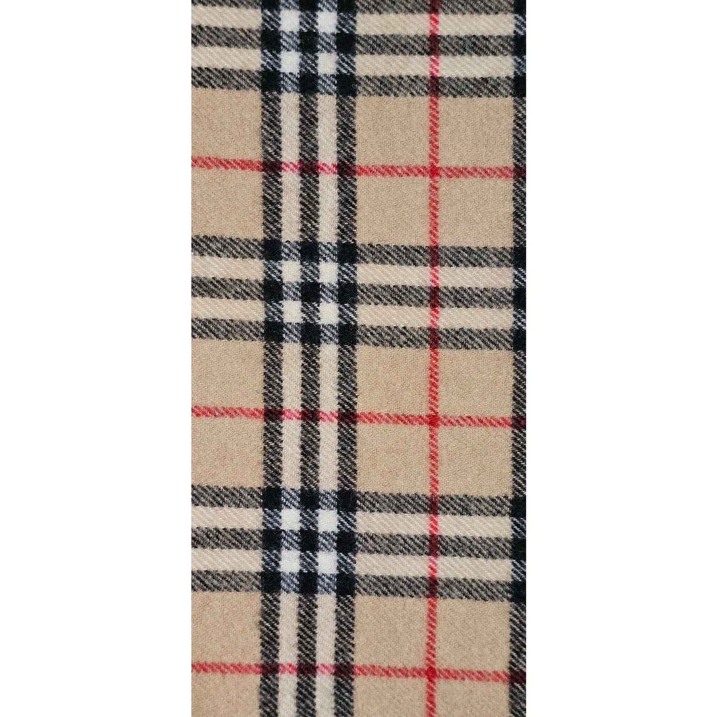 BURBERRYs of London 100% New Wool BEIGE Shawl/ Stole Nova Check