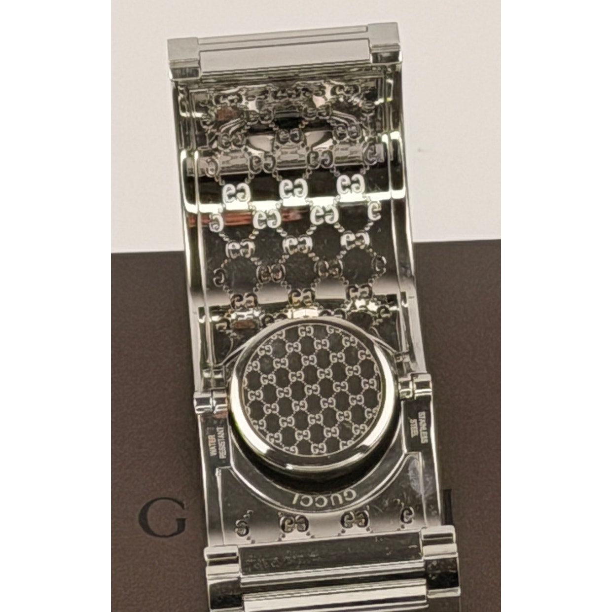 Gucci Stainless Steel 33mm Twirl Quartz Watch Brown