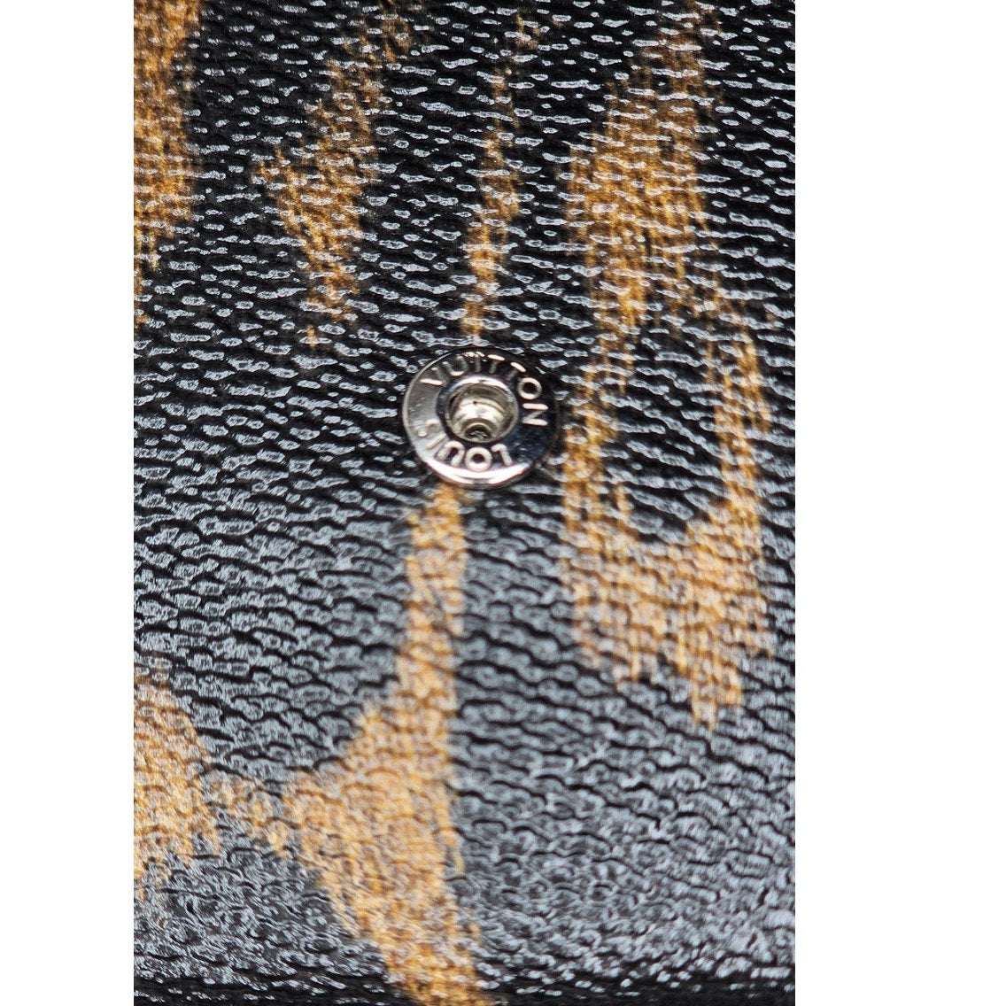 Louis Vuitton Felicie Pochette Monogram Canvas and Wild Animal Print