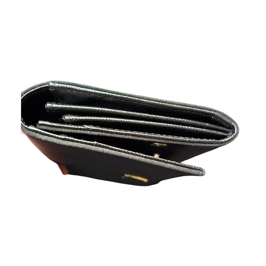 Prada Tesstuto Black Nylon Wallet
