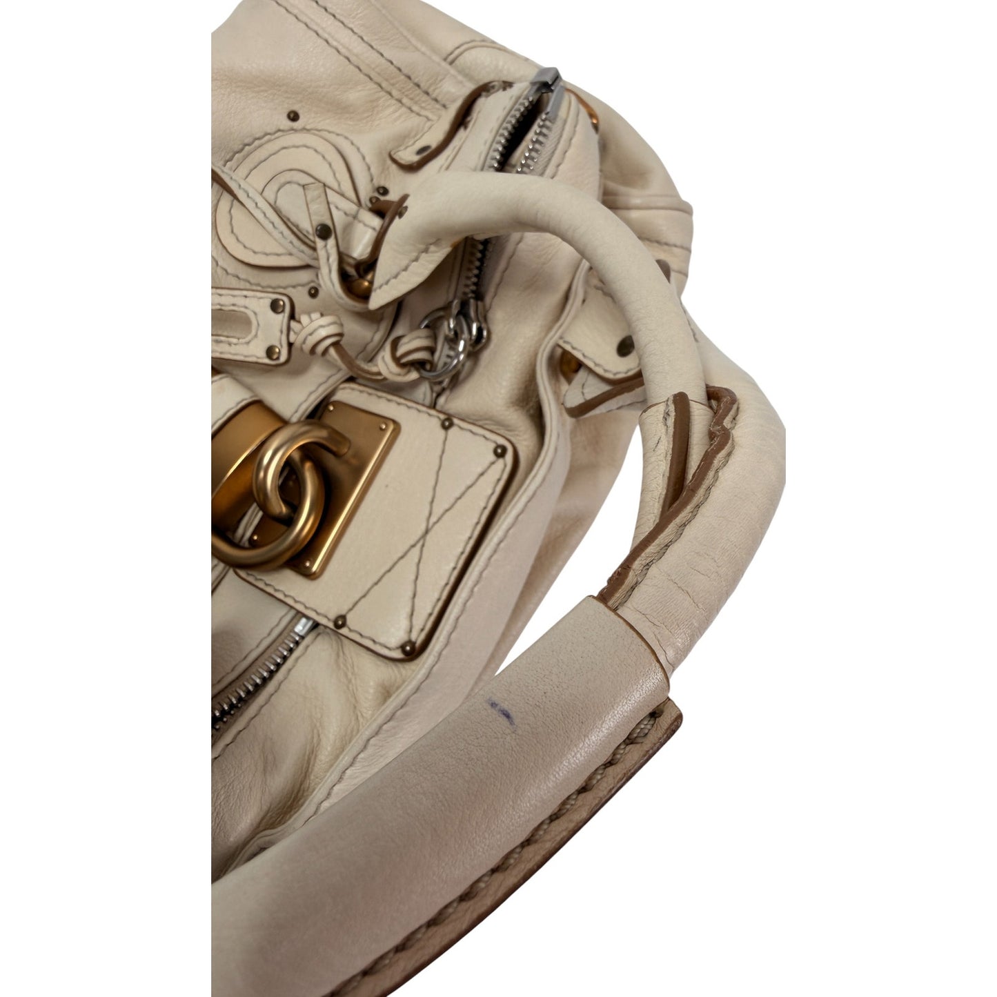 Chloe Ivory Paddington Medium Satchel Bag