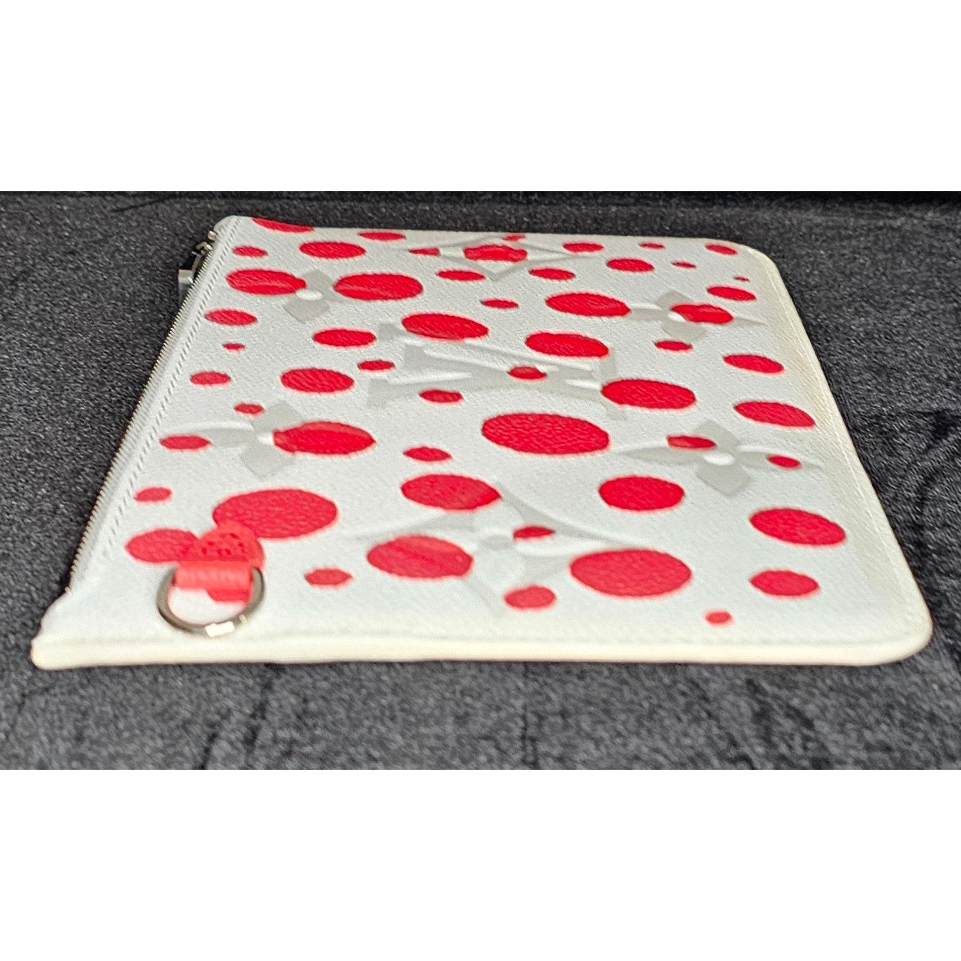 Louis Vuitton Yayoi Kusama Monogram Empreinte Neverfull Red Dots Pouch