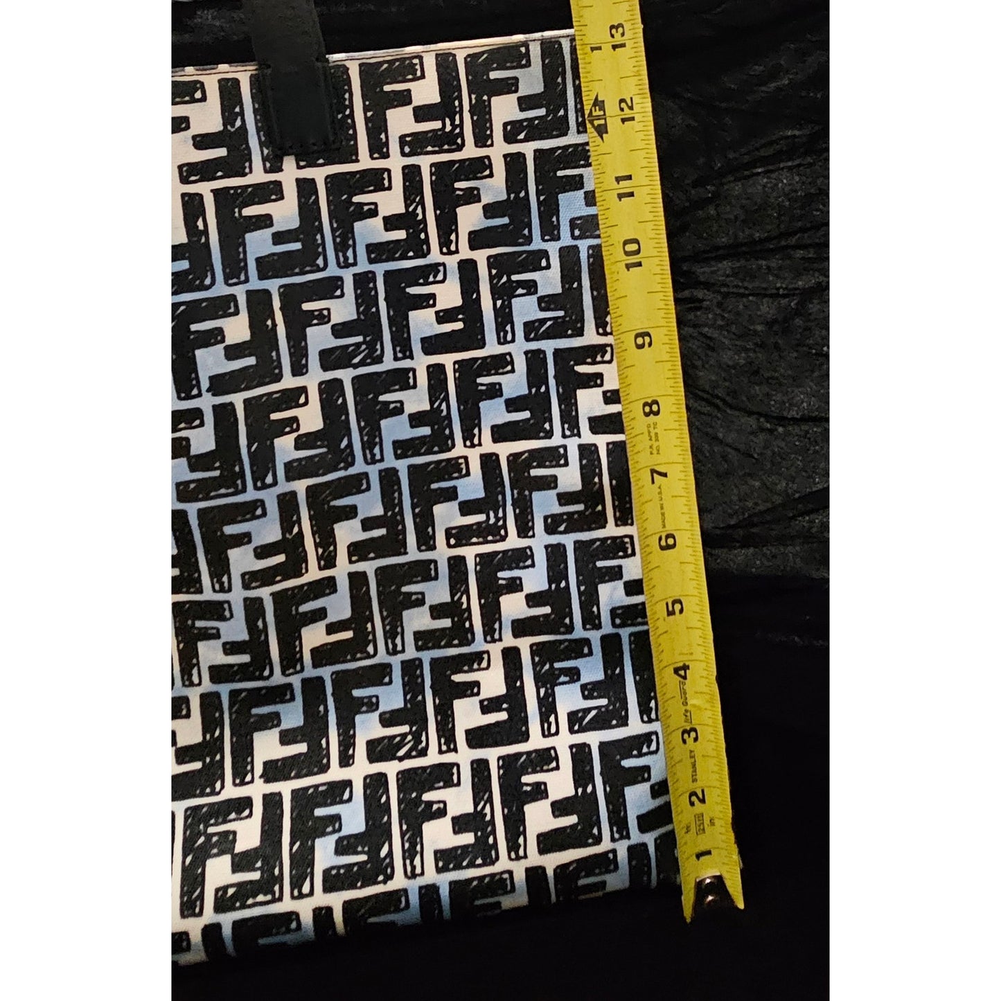 Fendi Shopper Tote Joshua Vides Zucca Coated Canvas Large