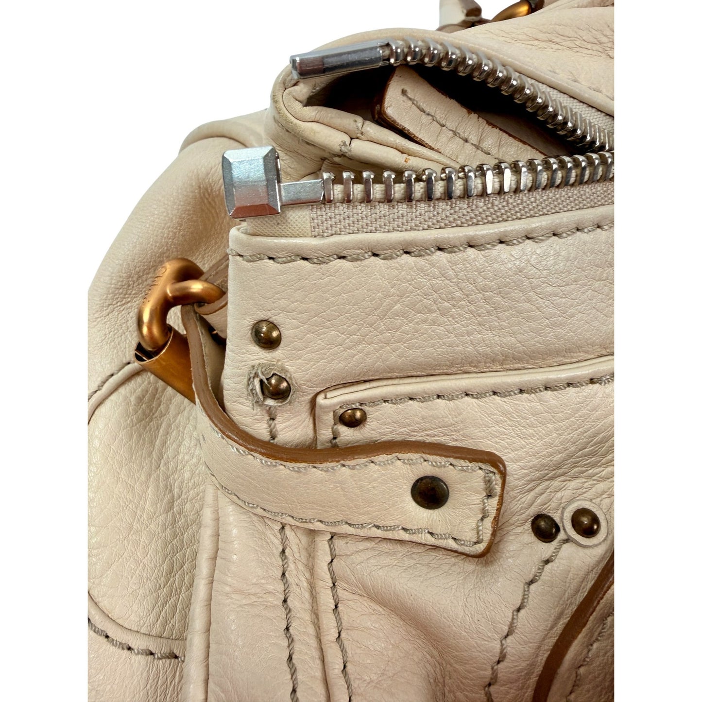 Chloe Ivory Paddington Medium Satchel Bag
