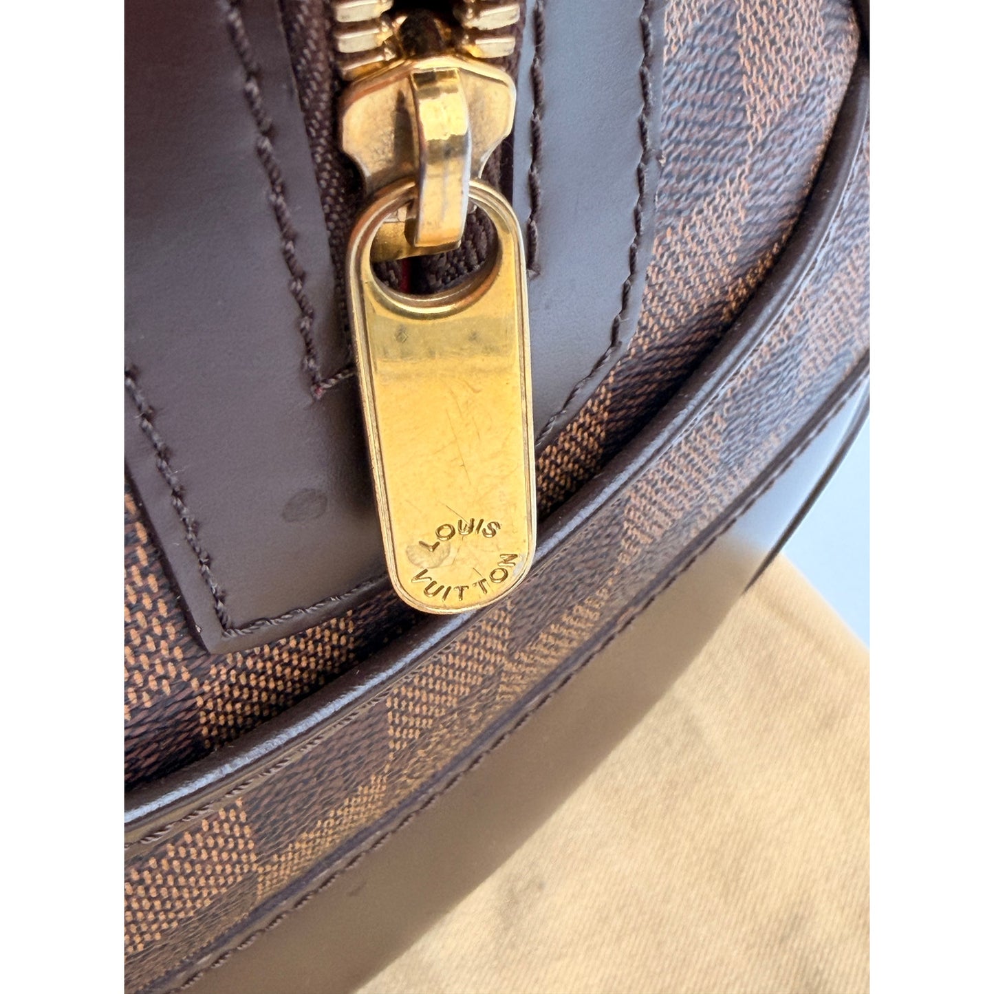 Louis Vuitton Damier Ebene Canvas Berkeley Bag