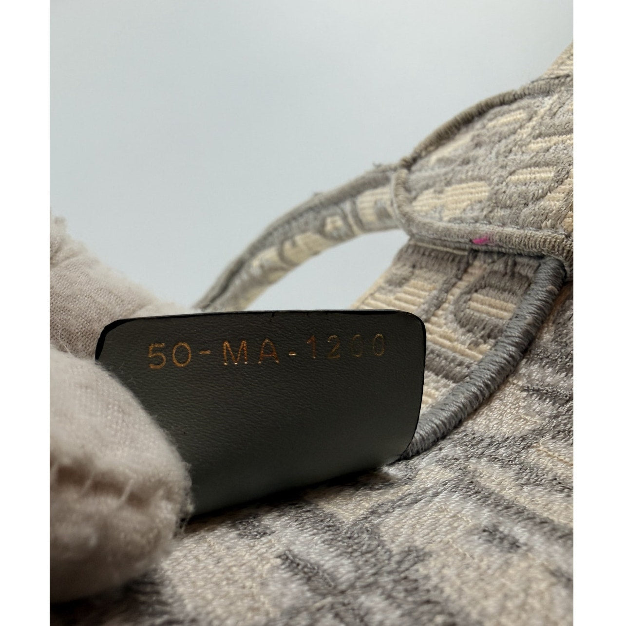 Christian Dior Gray Oblique Medium Book Tote