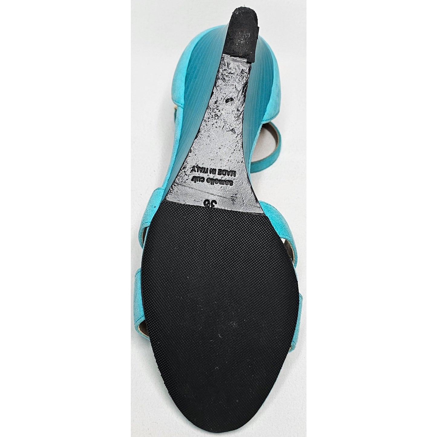 Hermès Legend Turquoise Suede Sandals