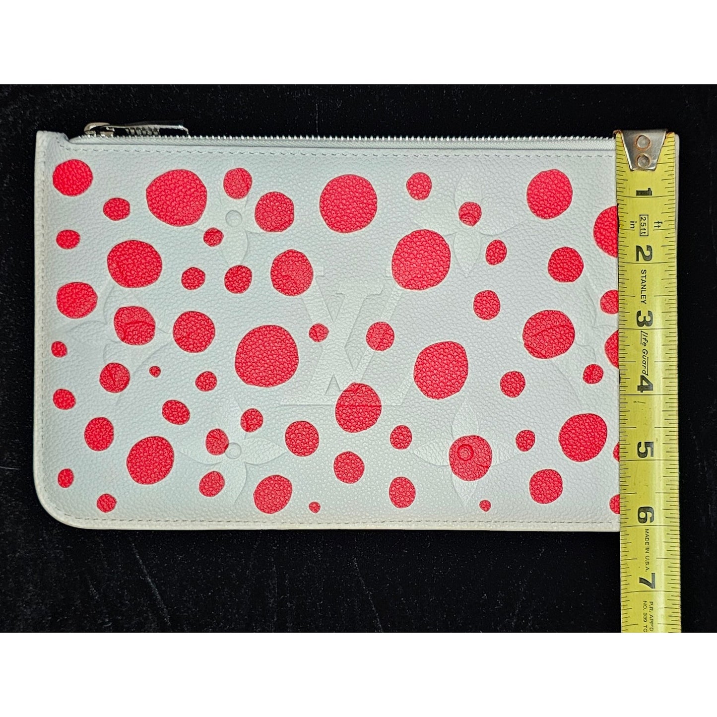 Louis Vuitton Yayoi Kusama Monogram Empreinte Neverfull Red Dots Pouch