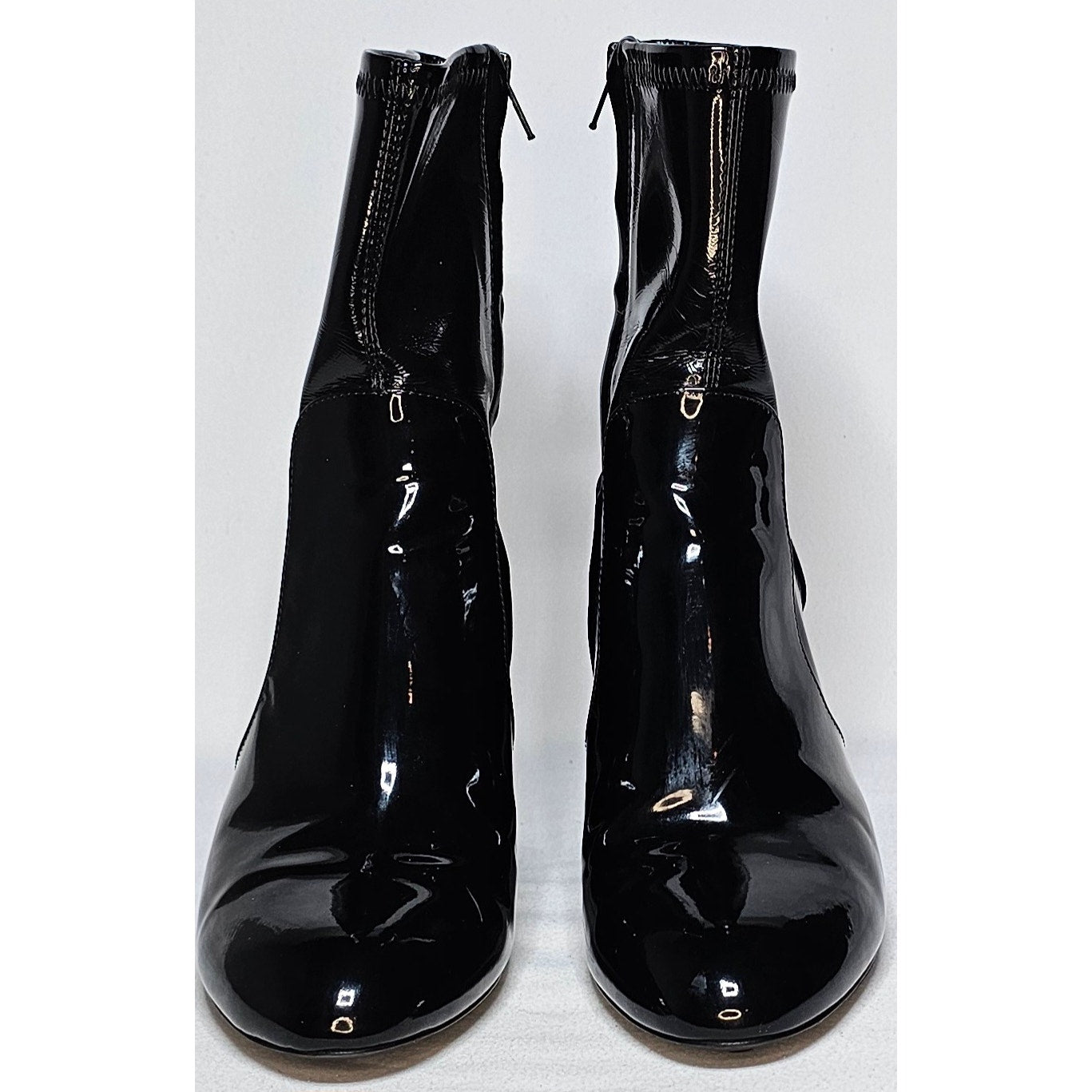 Louis Vuitton Silhouette Ankle Boot in Black Patent Leather