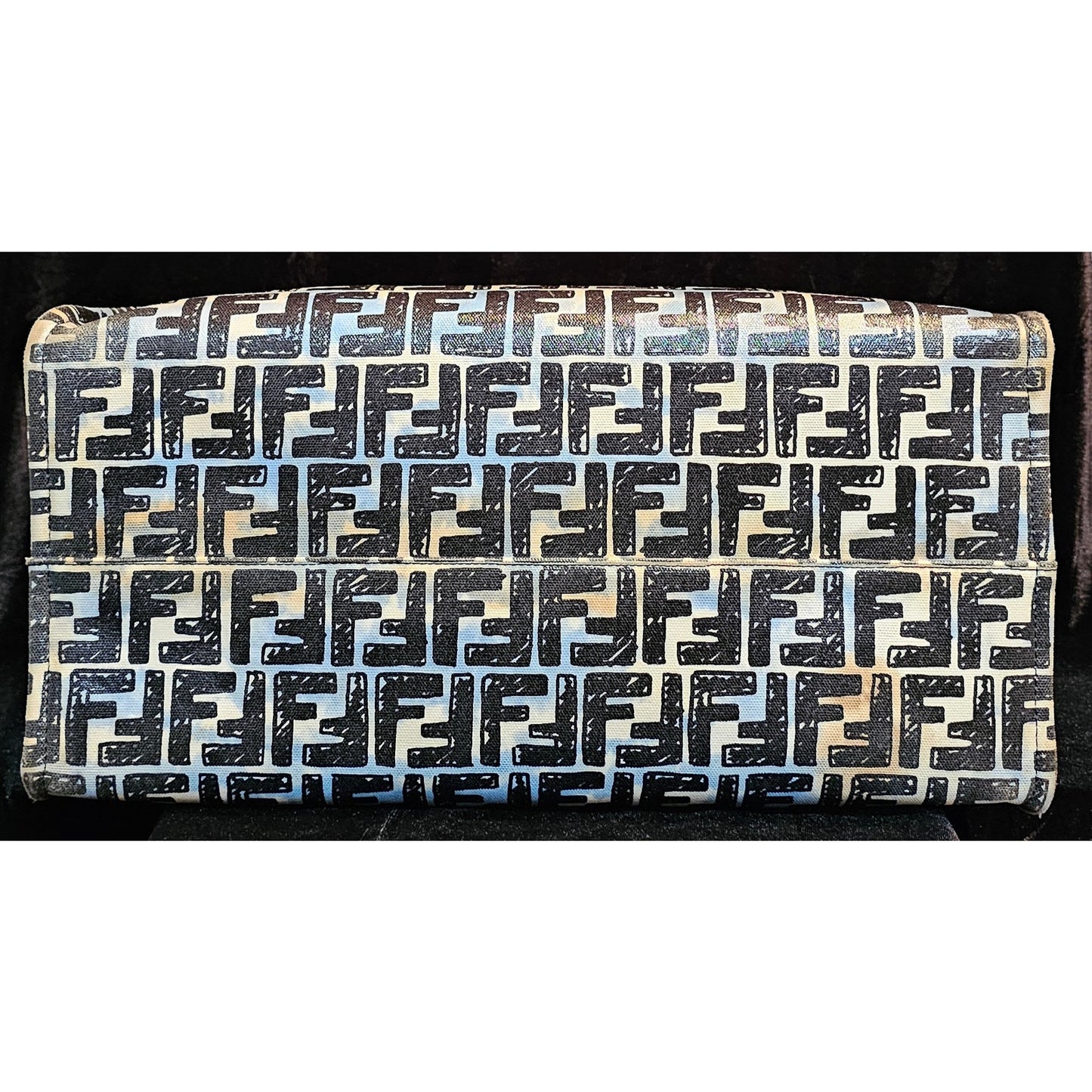 Fendi Shopper Tote Joshua Vides Zucca Coated Canvas Large