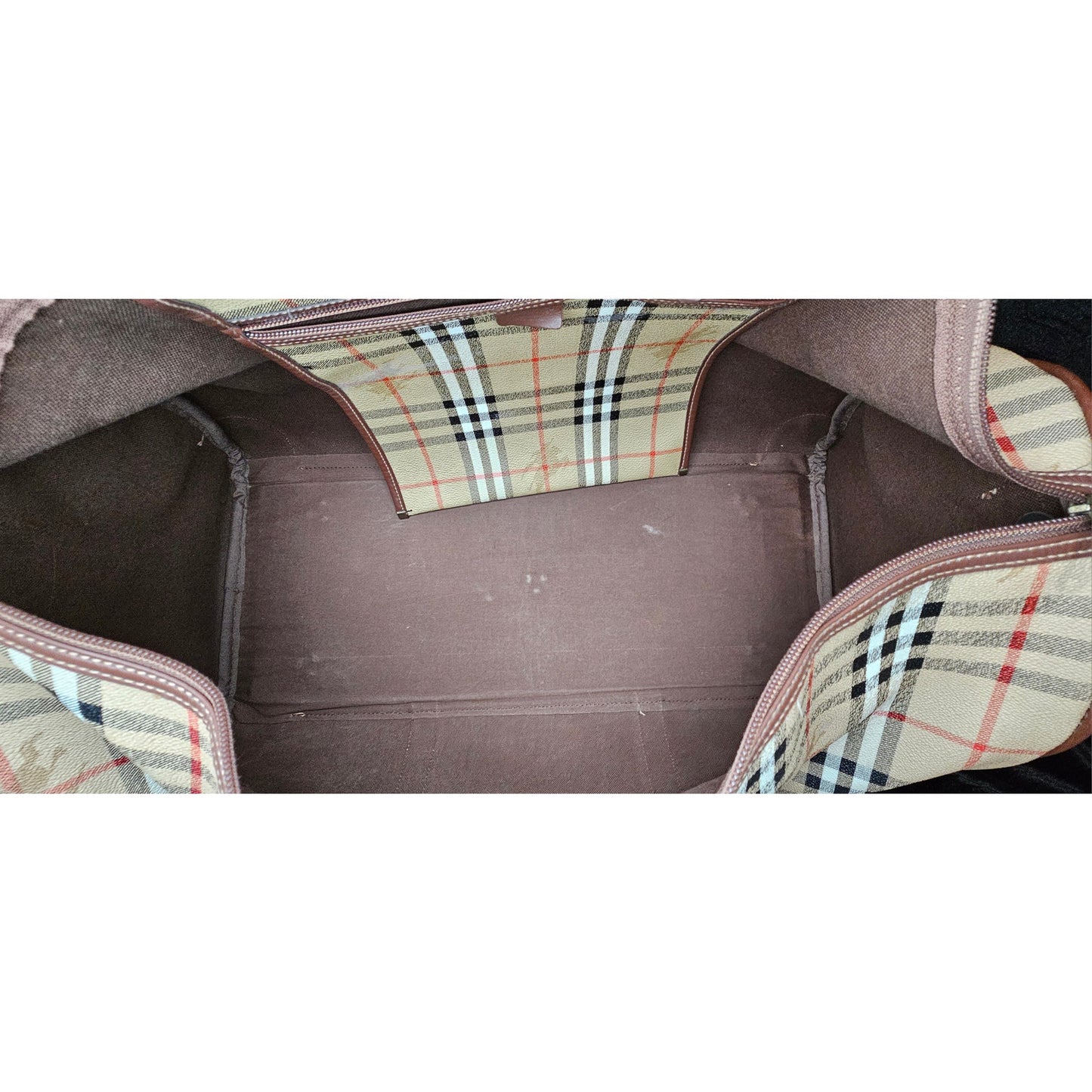 Burberry Nova Check Boston Travel Bag