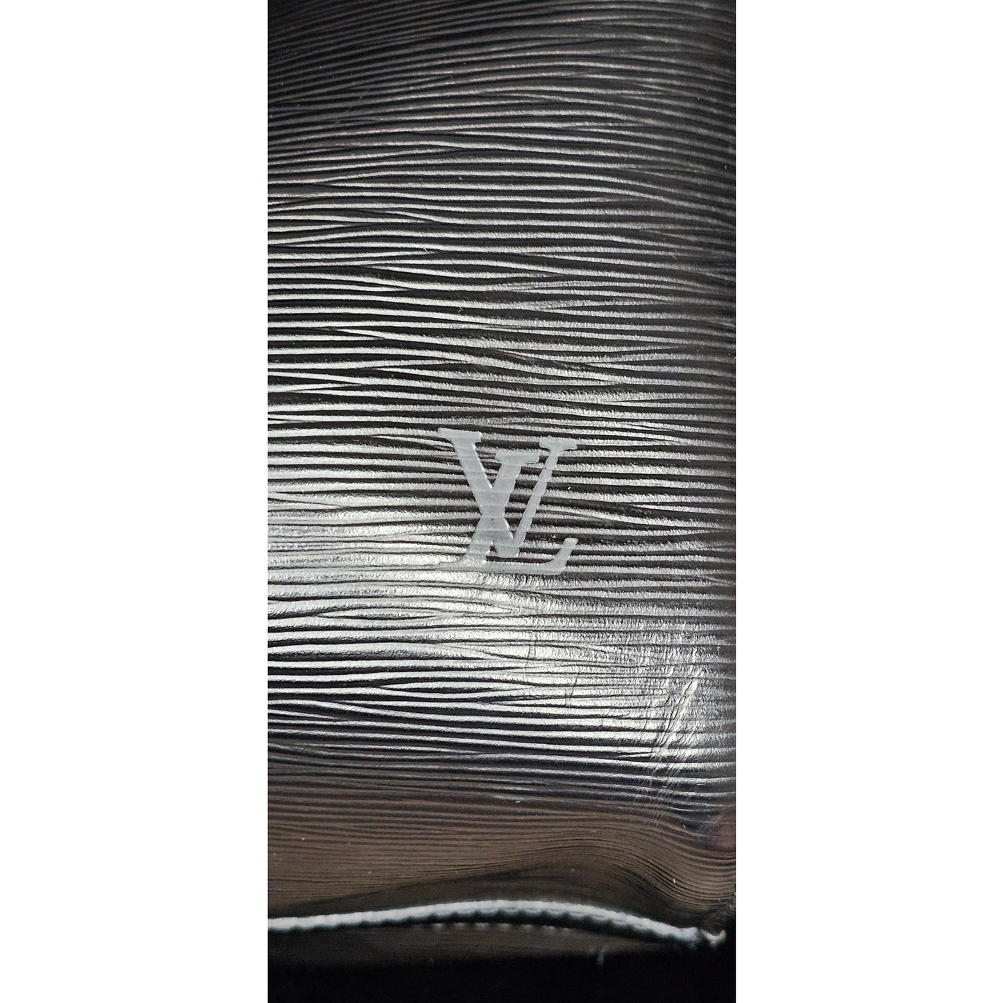 LOUIS VUITTON Epi Keepall 45 Boston Bag Black