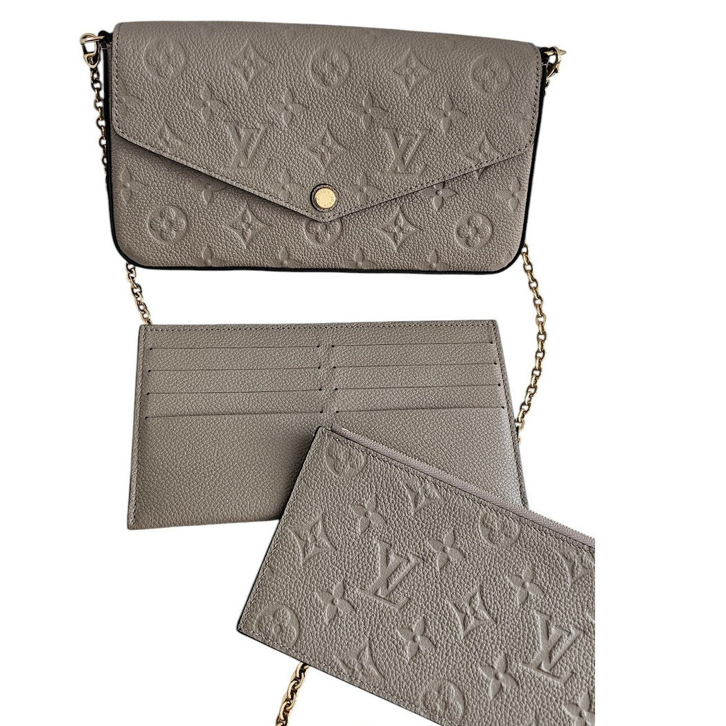 Louis Vuitton Pochette Félicie in Monogram Empreinte leather