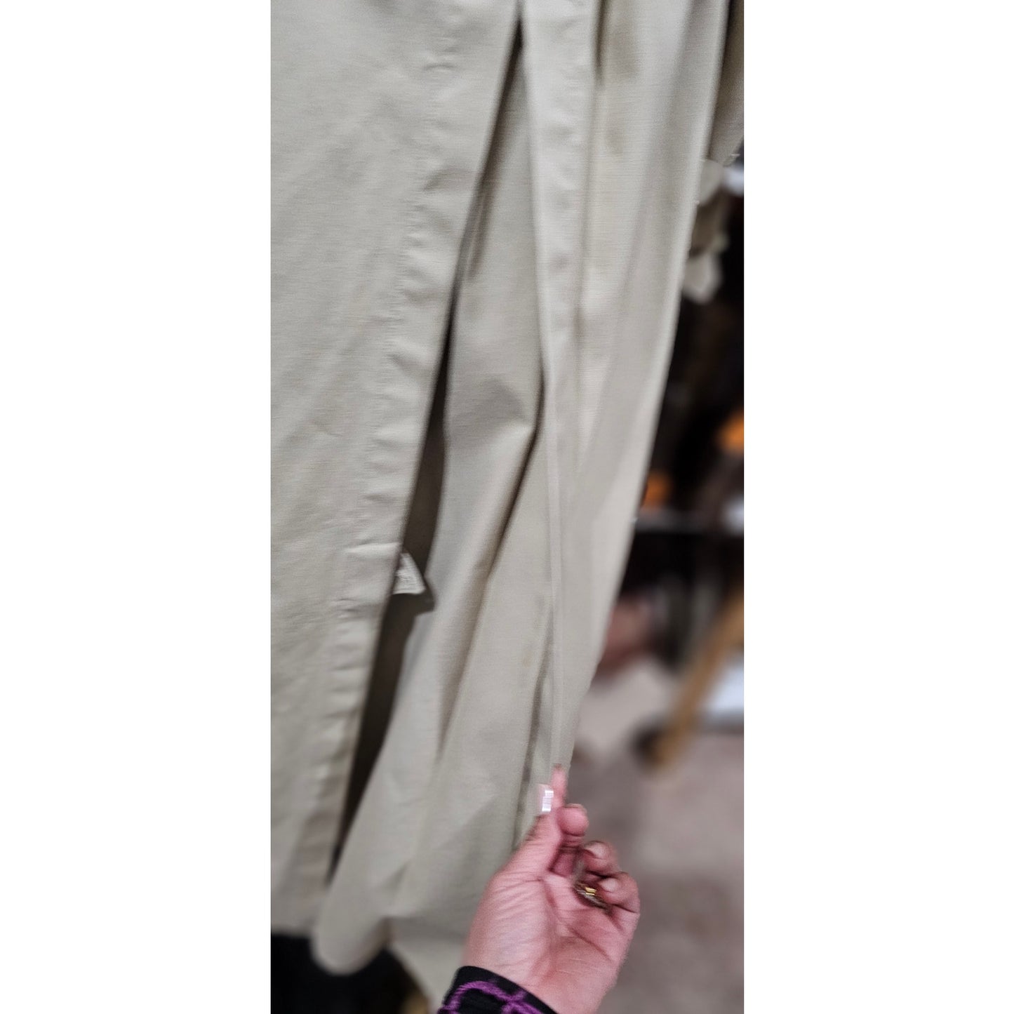 Burberry Vintage Belted Trench Coat with Nova Check Lining