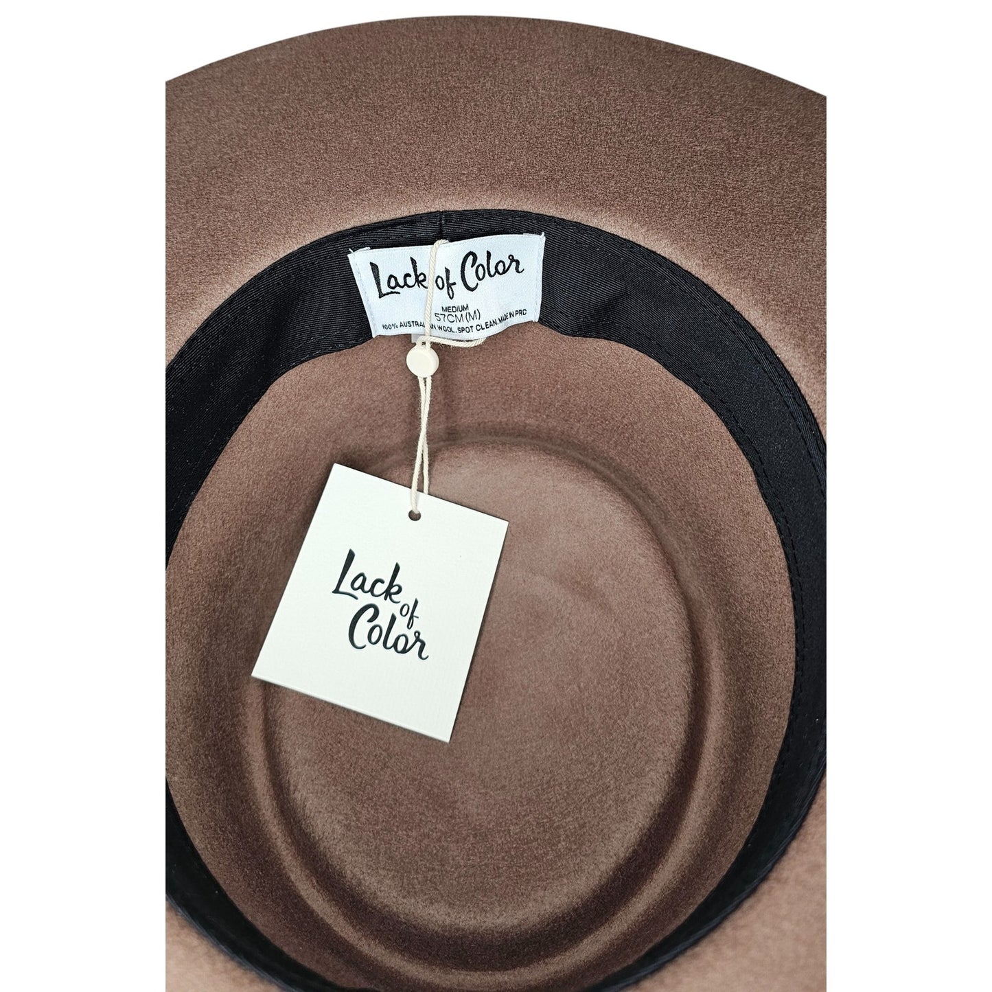 Lack of Color Women's The Mirage Boater Suede-Trimmed Hat