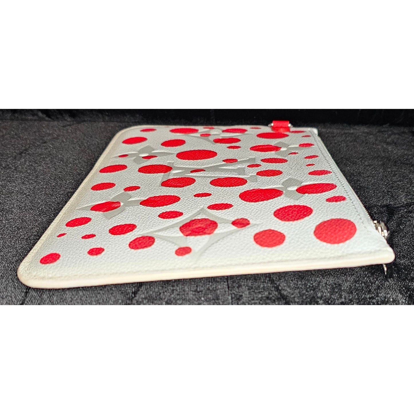 Louis Vuitton Yayoi Kusama Monogram Empreinte Neverfull Red Dots Pouch