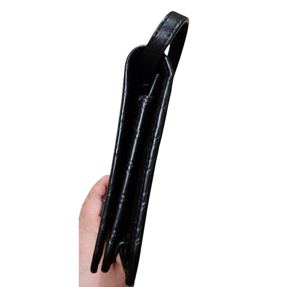 Gucci  Microguccissima Crossbody Wallet on Strap Black