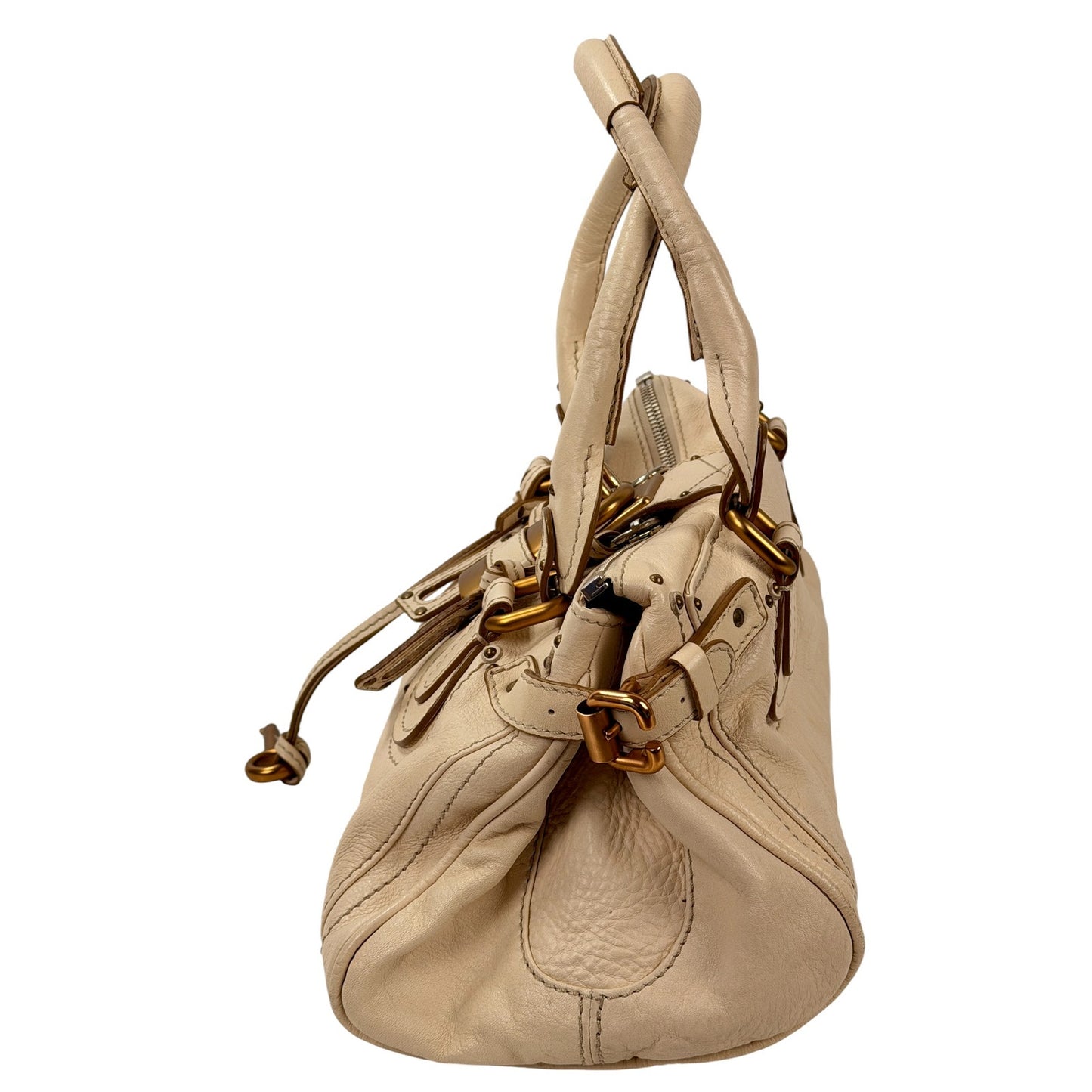 Chloe Ivory Paddington Medium Satchel Bag