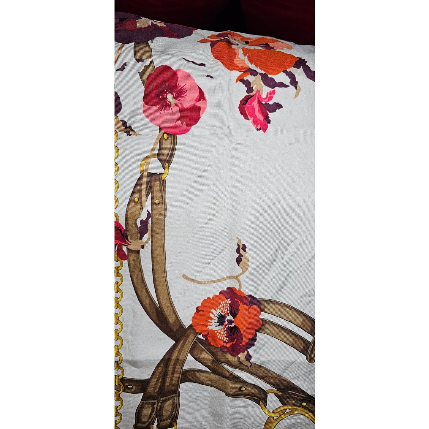 GUCCI Floral Silk Scarf