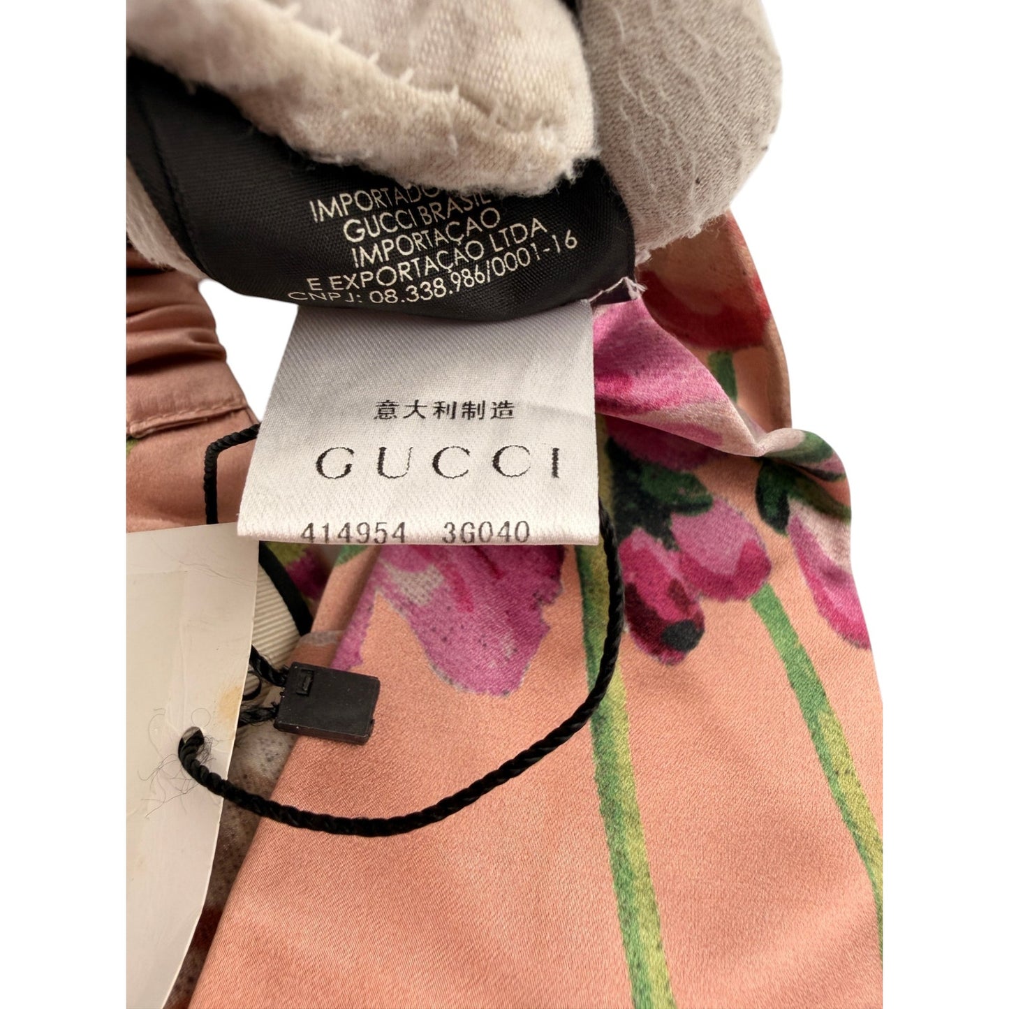 Gucci Silk Flora/Blooms Headband NWT Pink