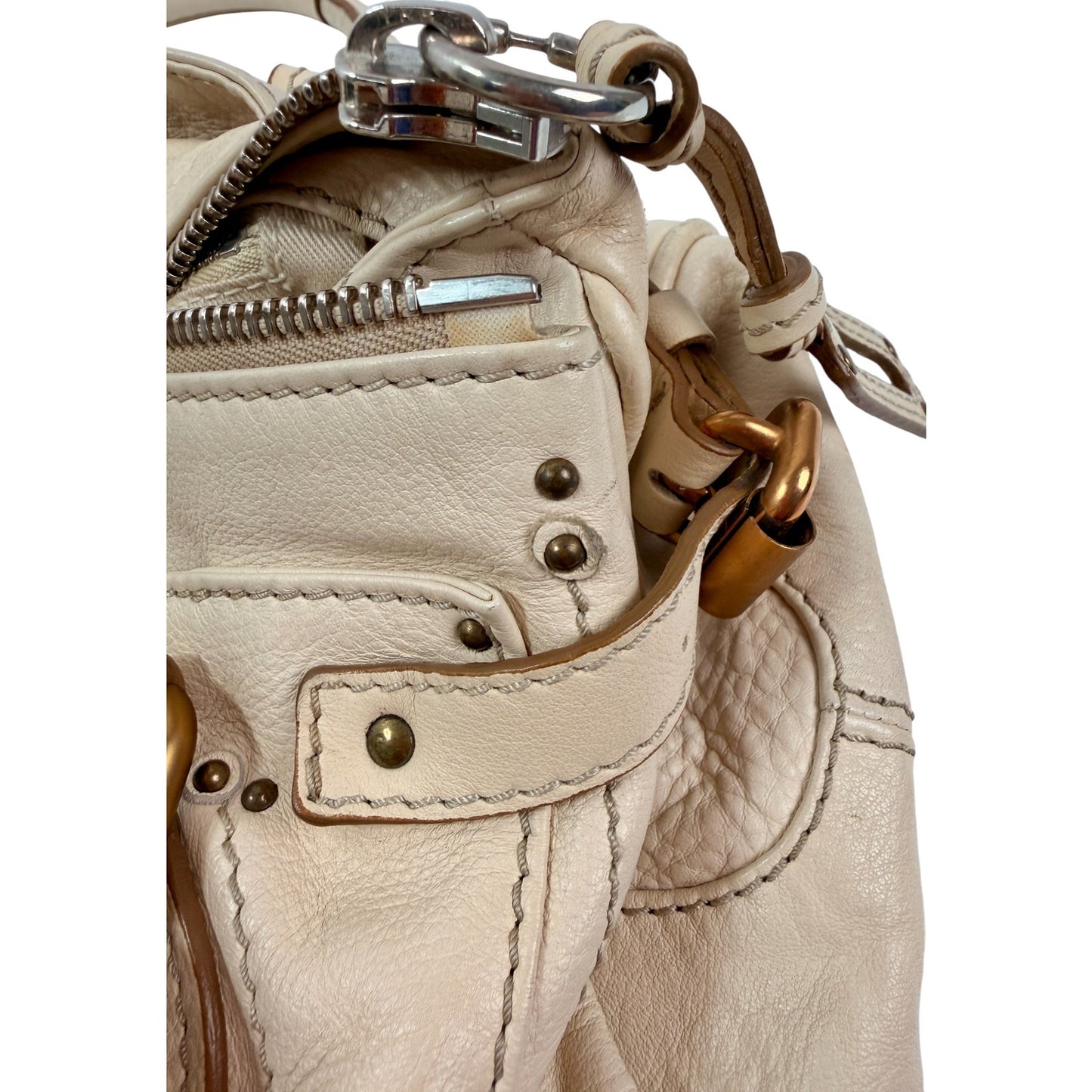 Chloe Ivory Paddington Medium Satchel Bag