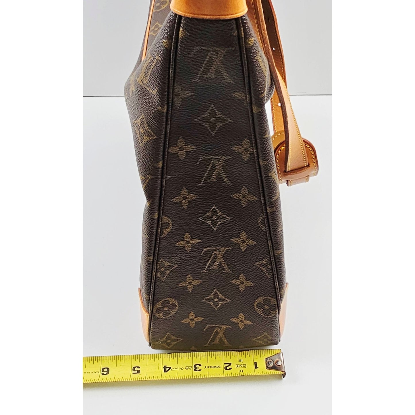 Louis Vuitton Monogram Boulogne 35 Shoulder Bag Brown