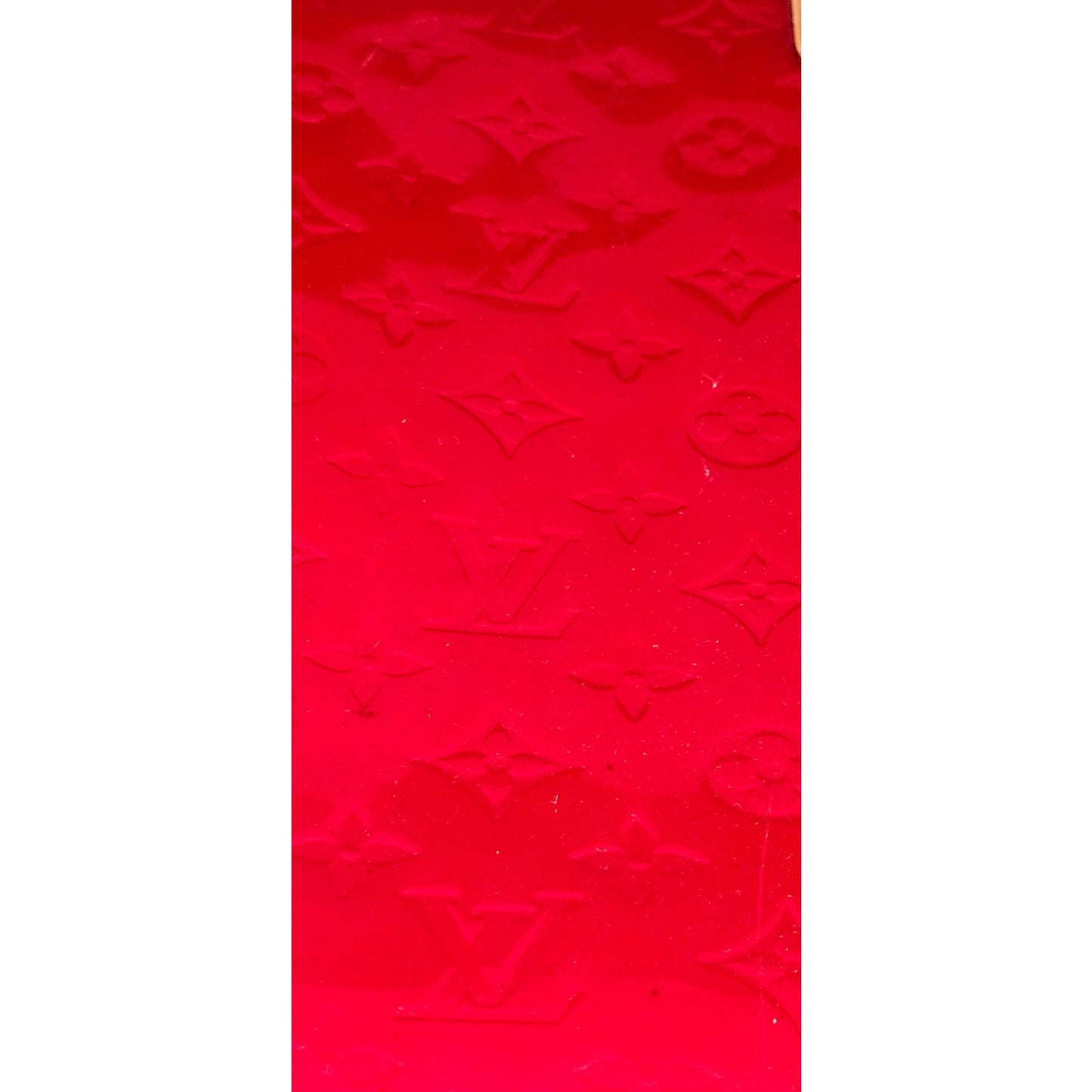 Louis Vuitton Red Monogram Vernis Reade MM Tote