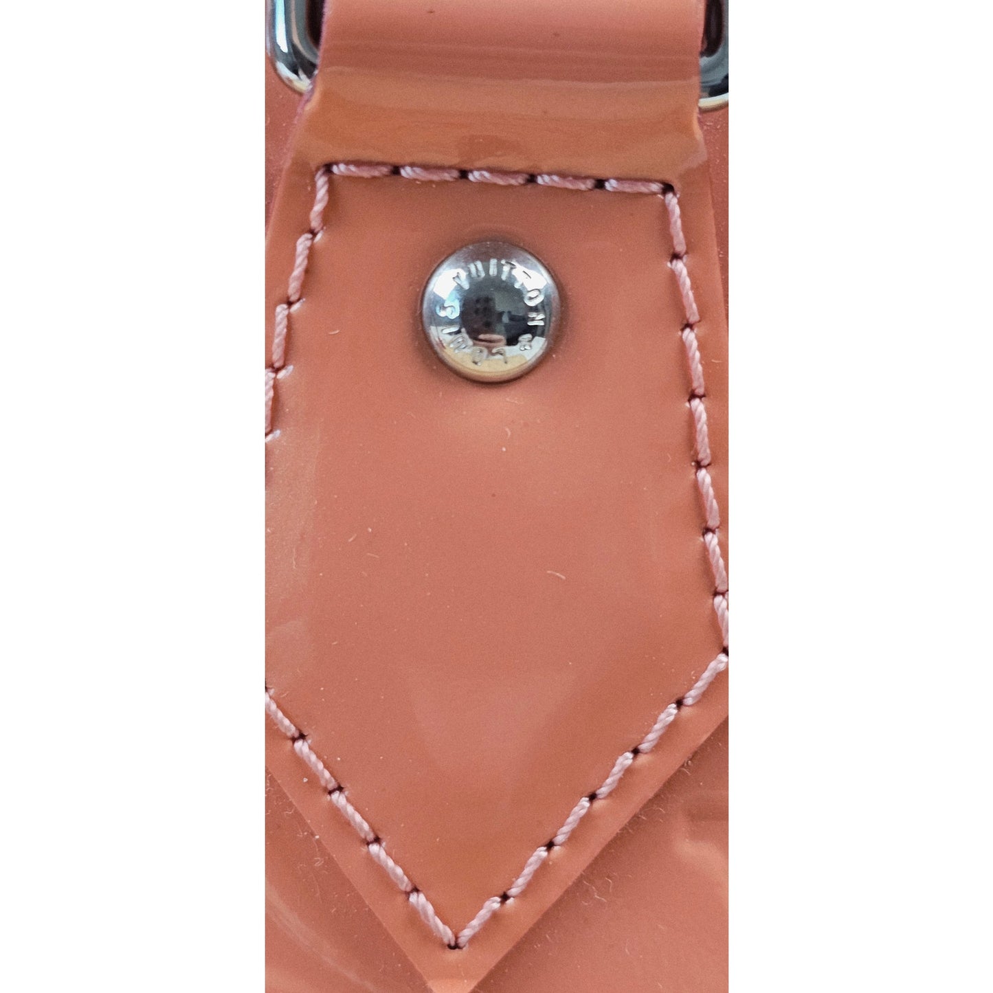 Louis Vuitton Rose Litchi Monogram Vernis Alma PM Bag